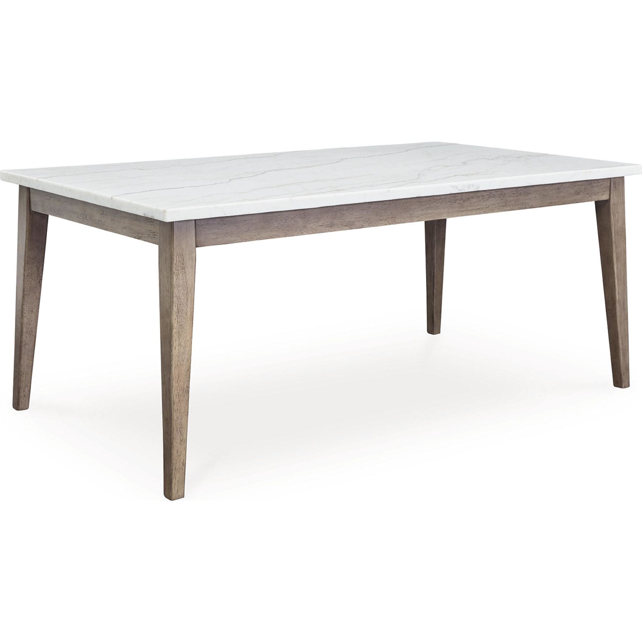 Loyaska Dining Table - White/Brown - (D789-125)