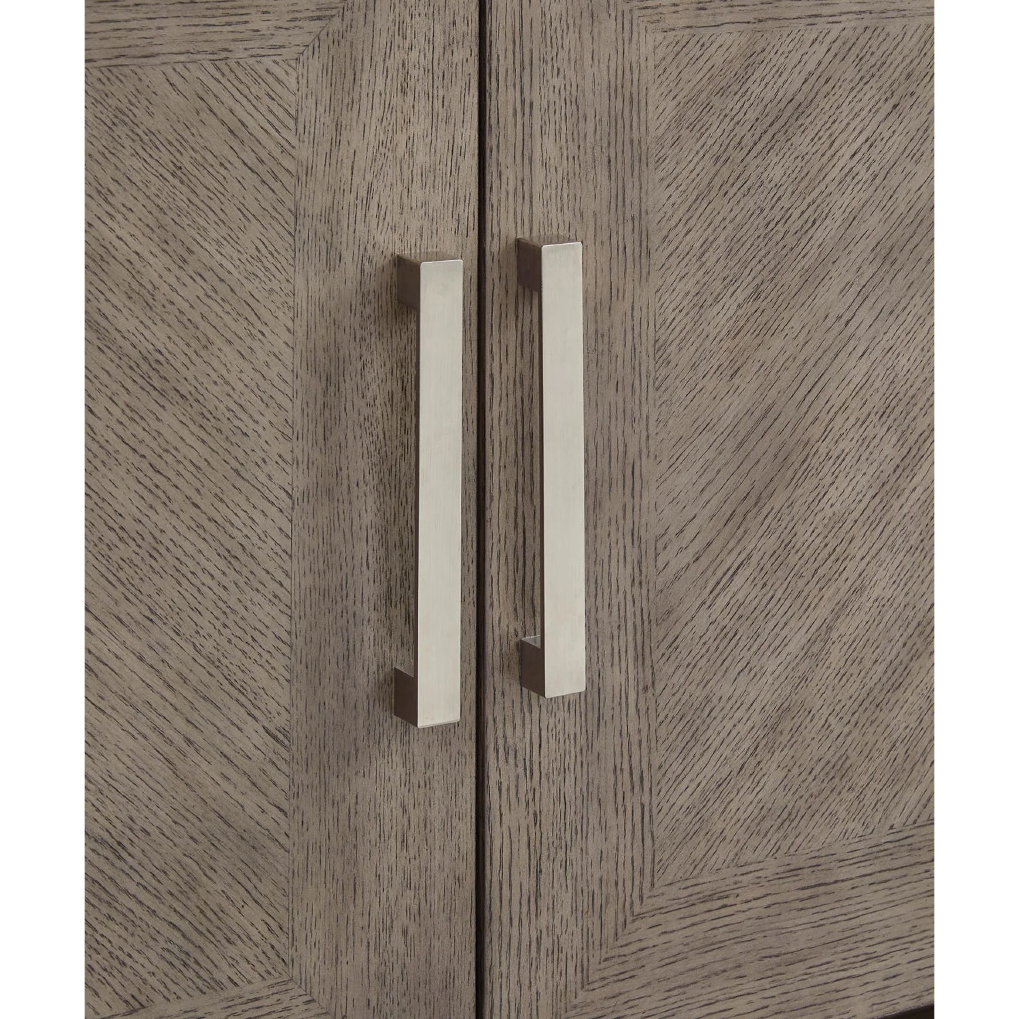 Loyaska TV Stand - Grayish Brown/White - Image 6