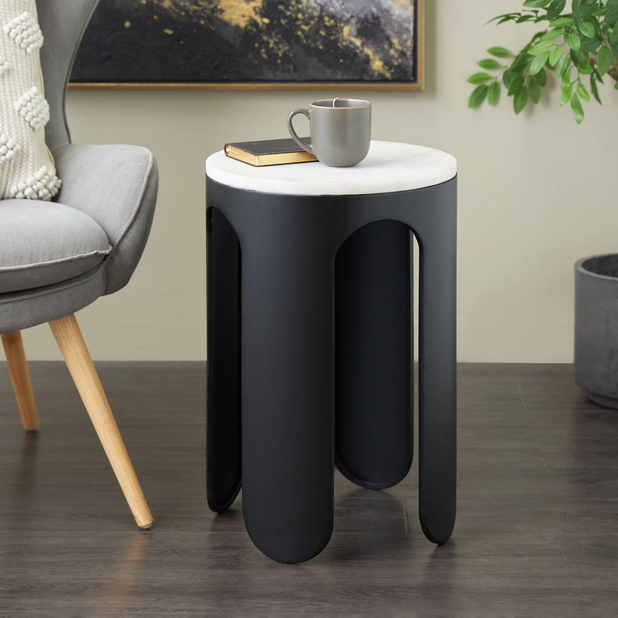 Lucia Accent Table - Black - Image 2