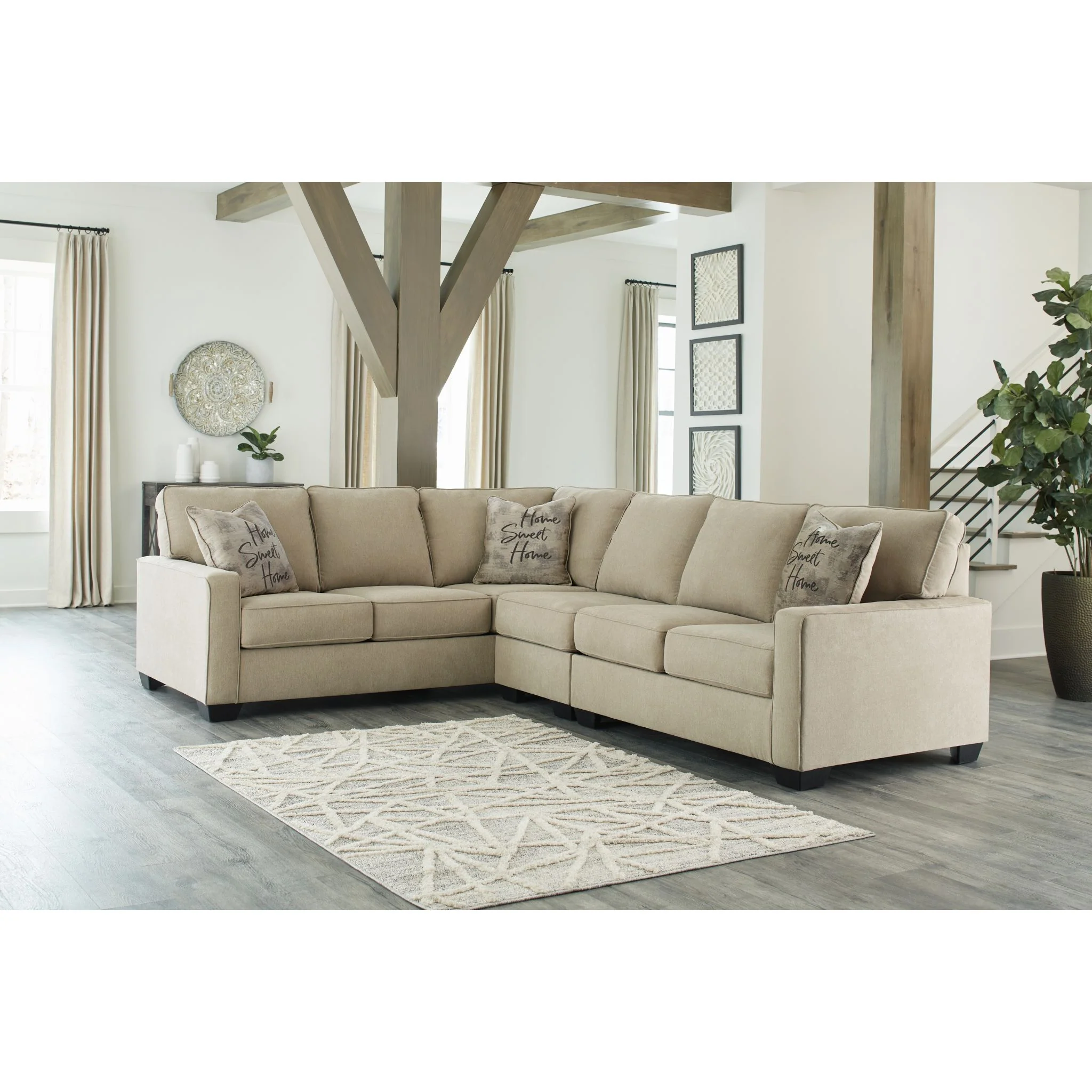Lucina 3 Piece Sectional - Image 2