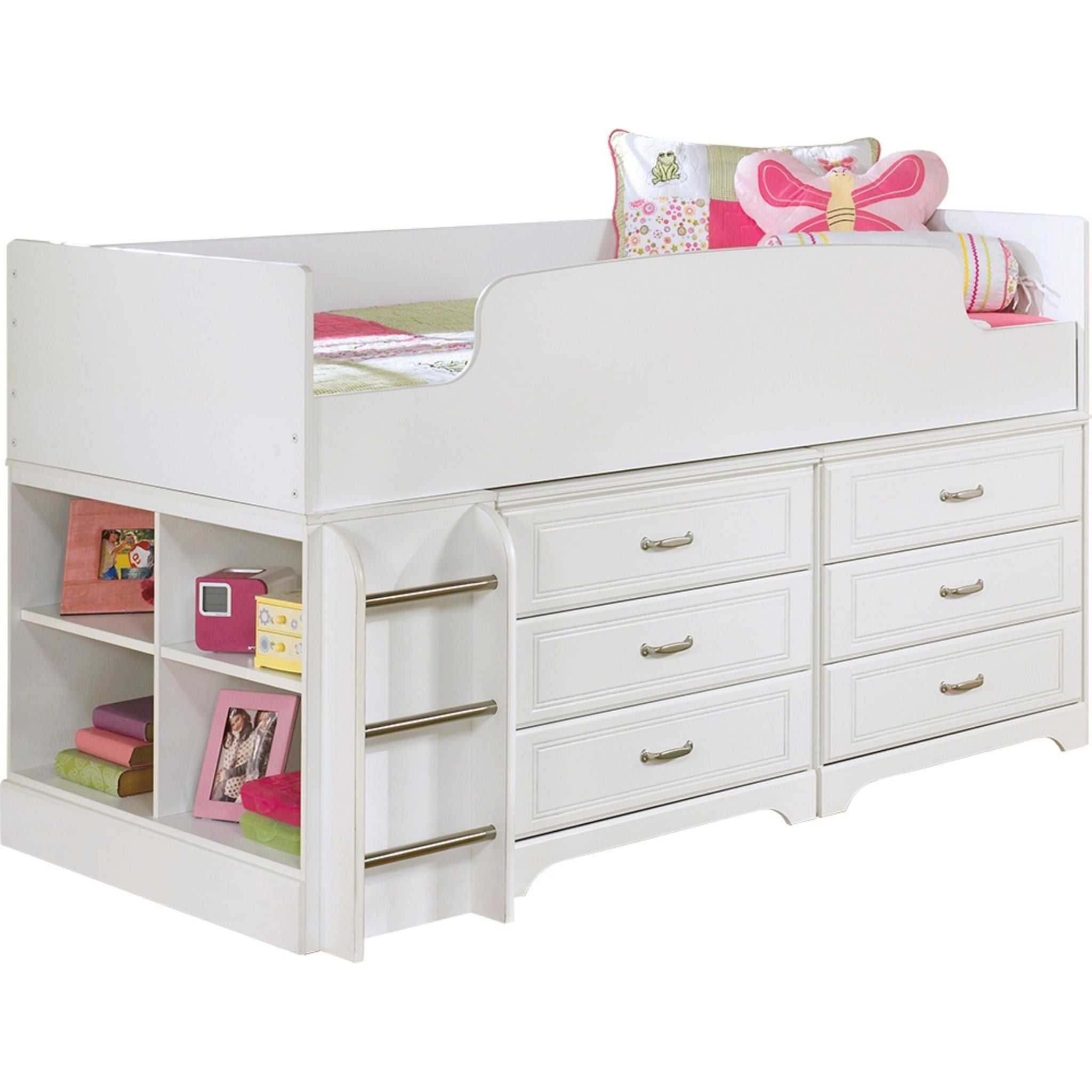 Lulu 5 Piece Twin Bed - White