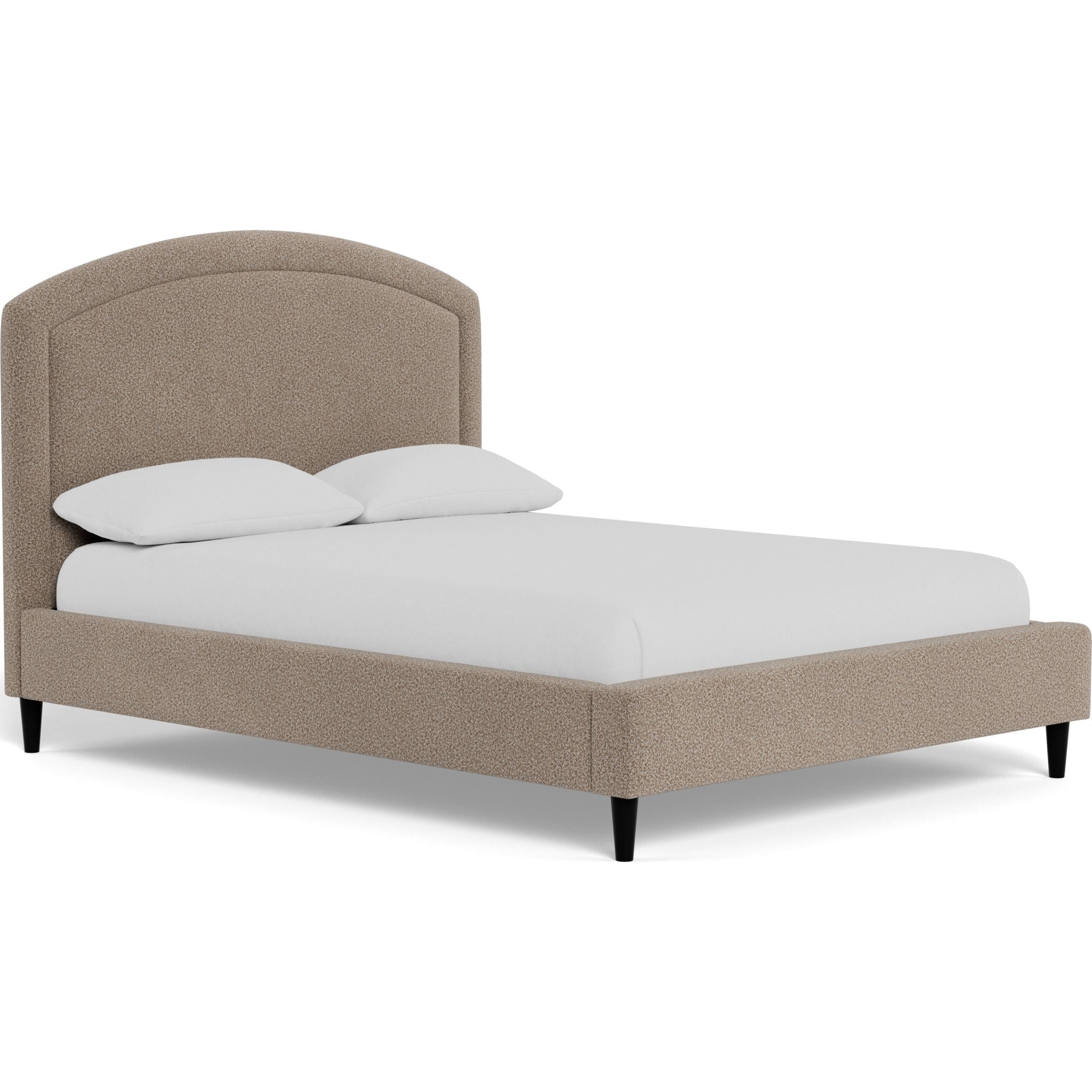 Lurre King Upholstered Bed - Bravado Stone