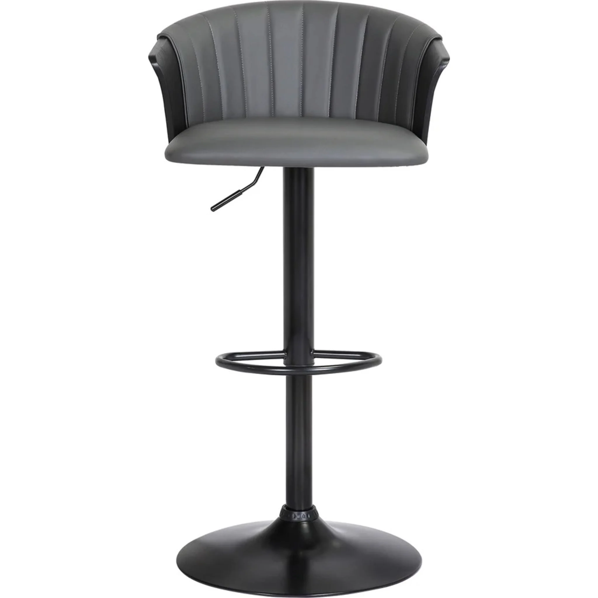 Lydia Adjustable Height Stool - Grey/Black - (LCLYBABLKGRY) - Image 3