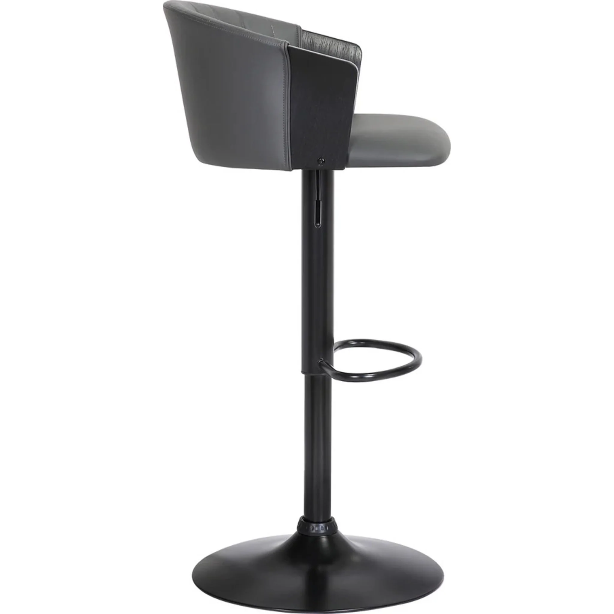 Lydia Adjustable Height Stool - Grey/Black - (LCLYBABLKGRY) - Image 4