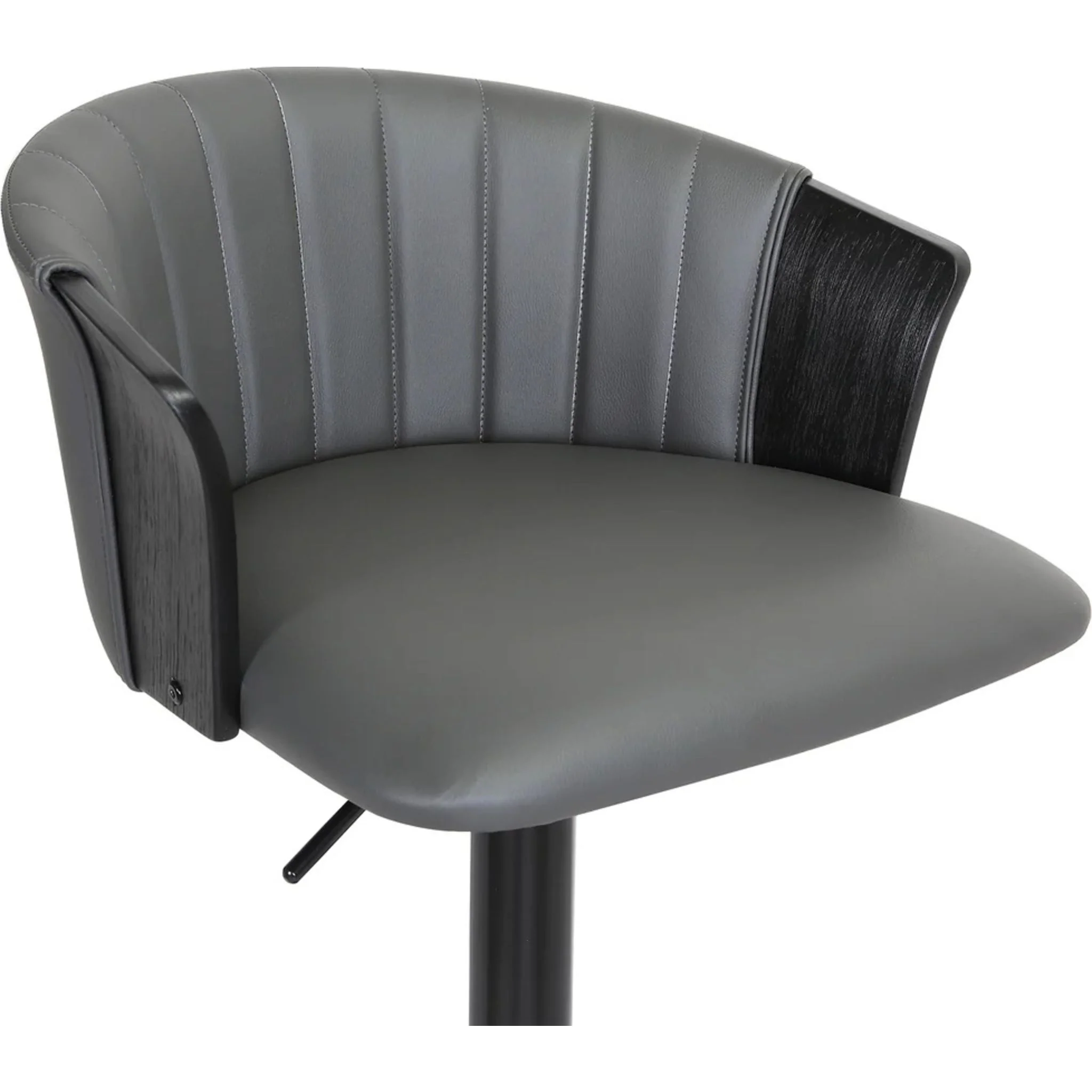 Lydia Adjustable Height Stool - Grey/Black - (LCLYBABLKGRY) - Image 6