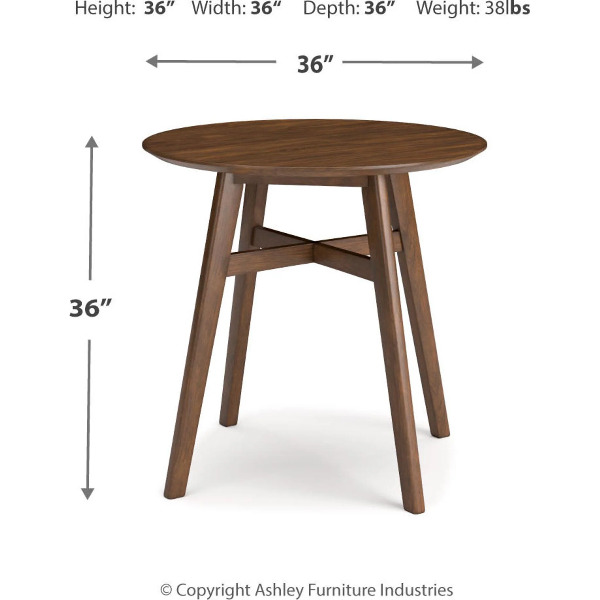 Lyncott Counter Height Table - Brown - (D615-13) - Image 8