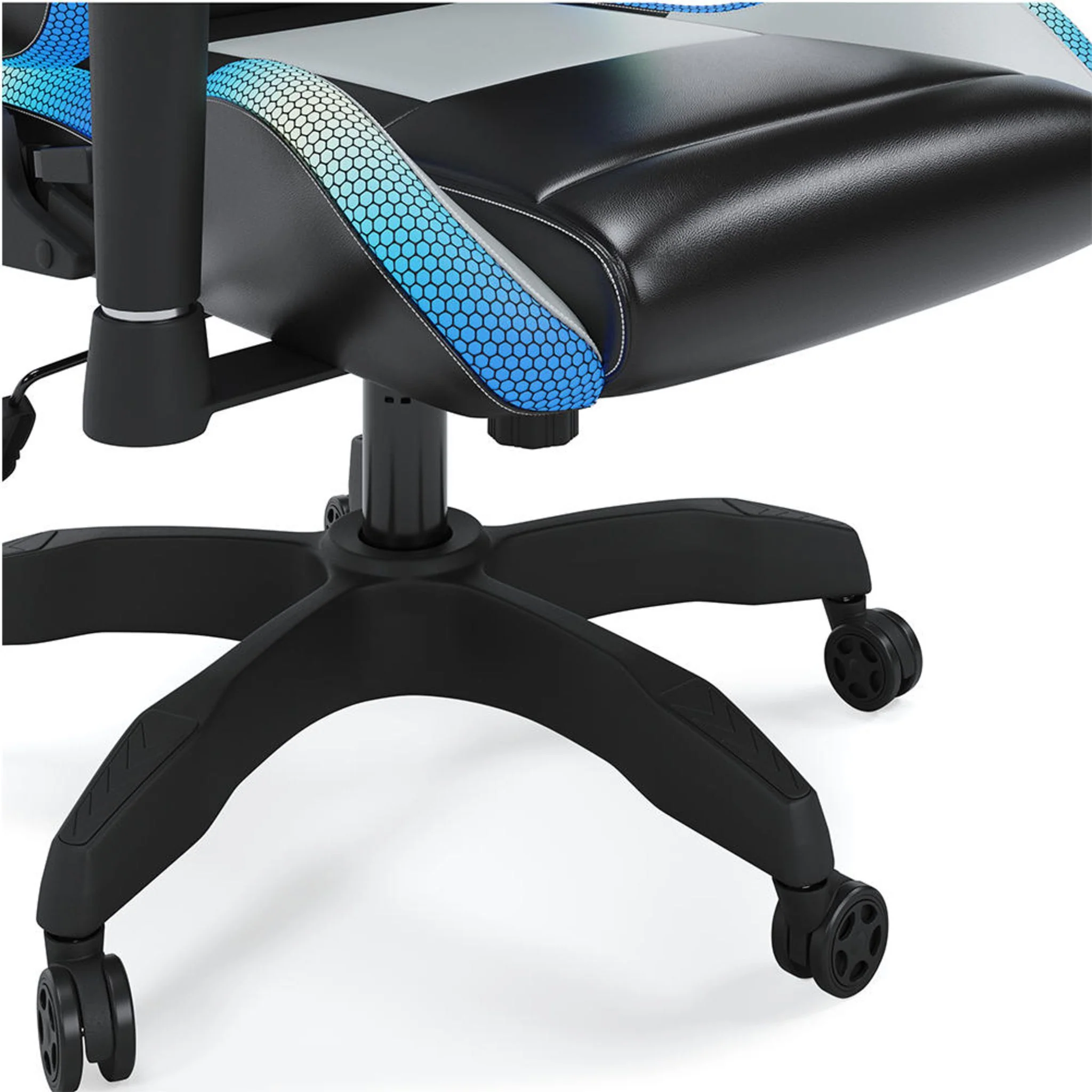 Lynxtyn Swivel Gaming Chair - Black/Gray - Image 40