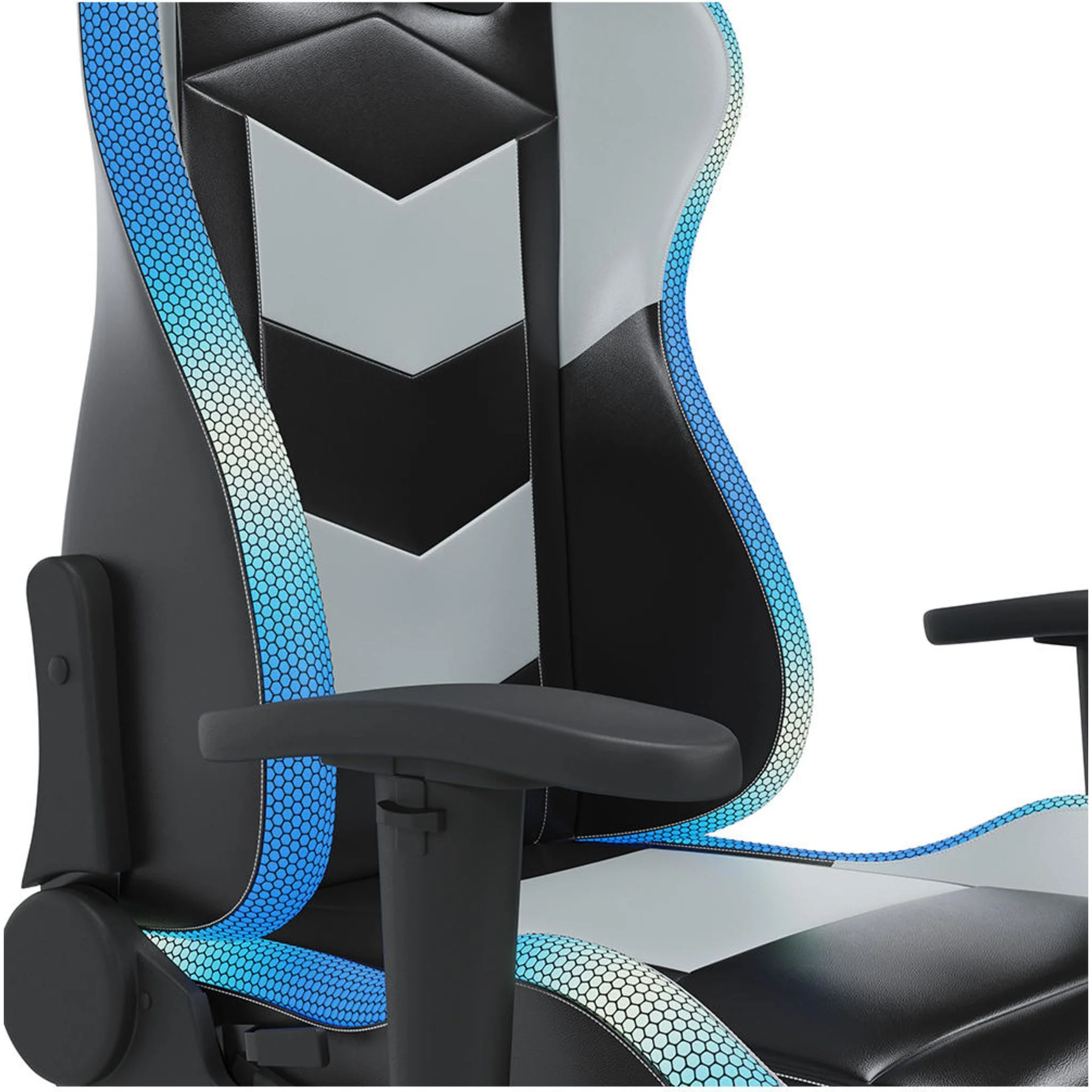 Lynxtyn Swivel Gaming Chair - Black/Gray - Image 43
