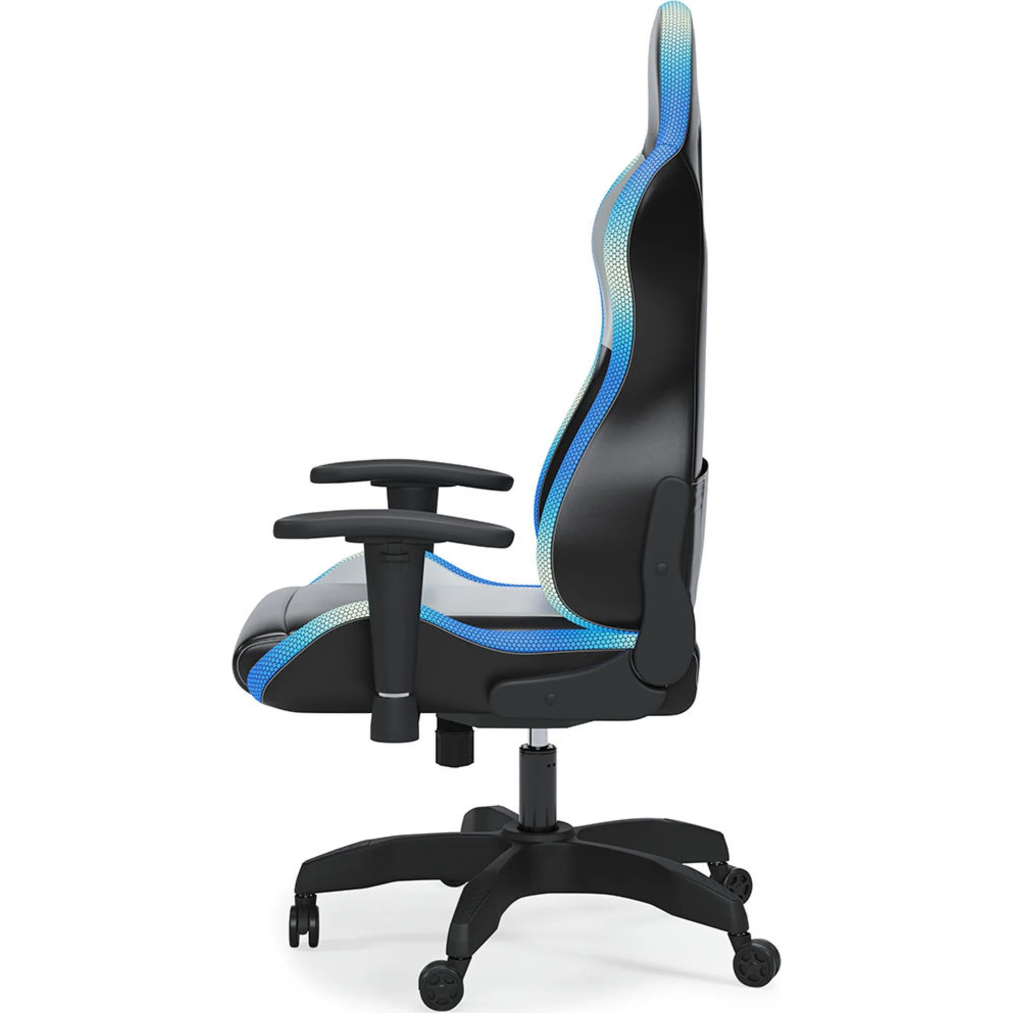 Lynxtyn Swivel Gaming Chair - Black/Gray - Image 49