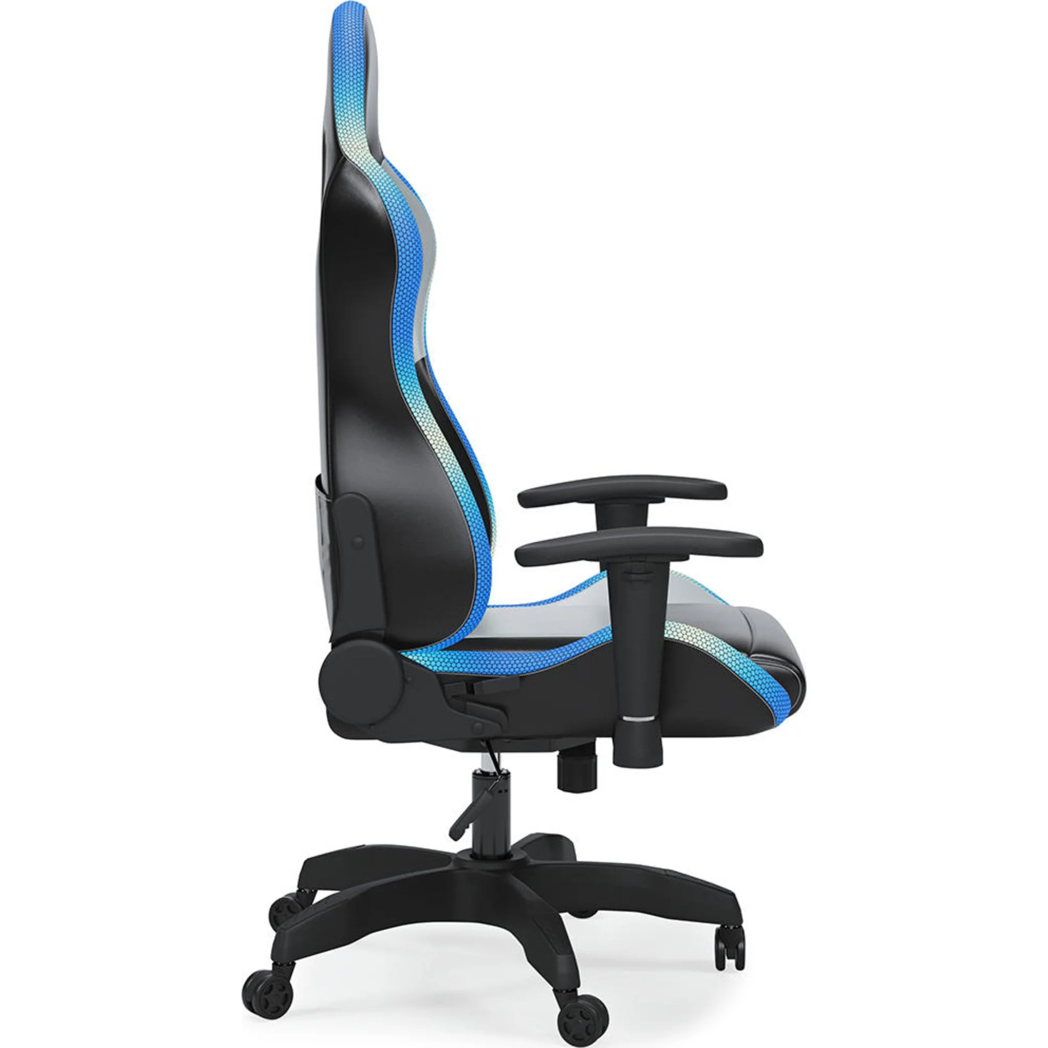 Lynxtyn Swivel Gaming Chair - Black/Gray - Image 75