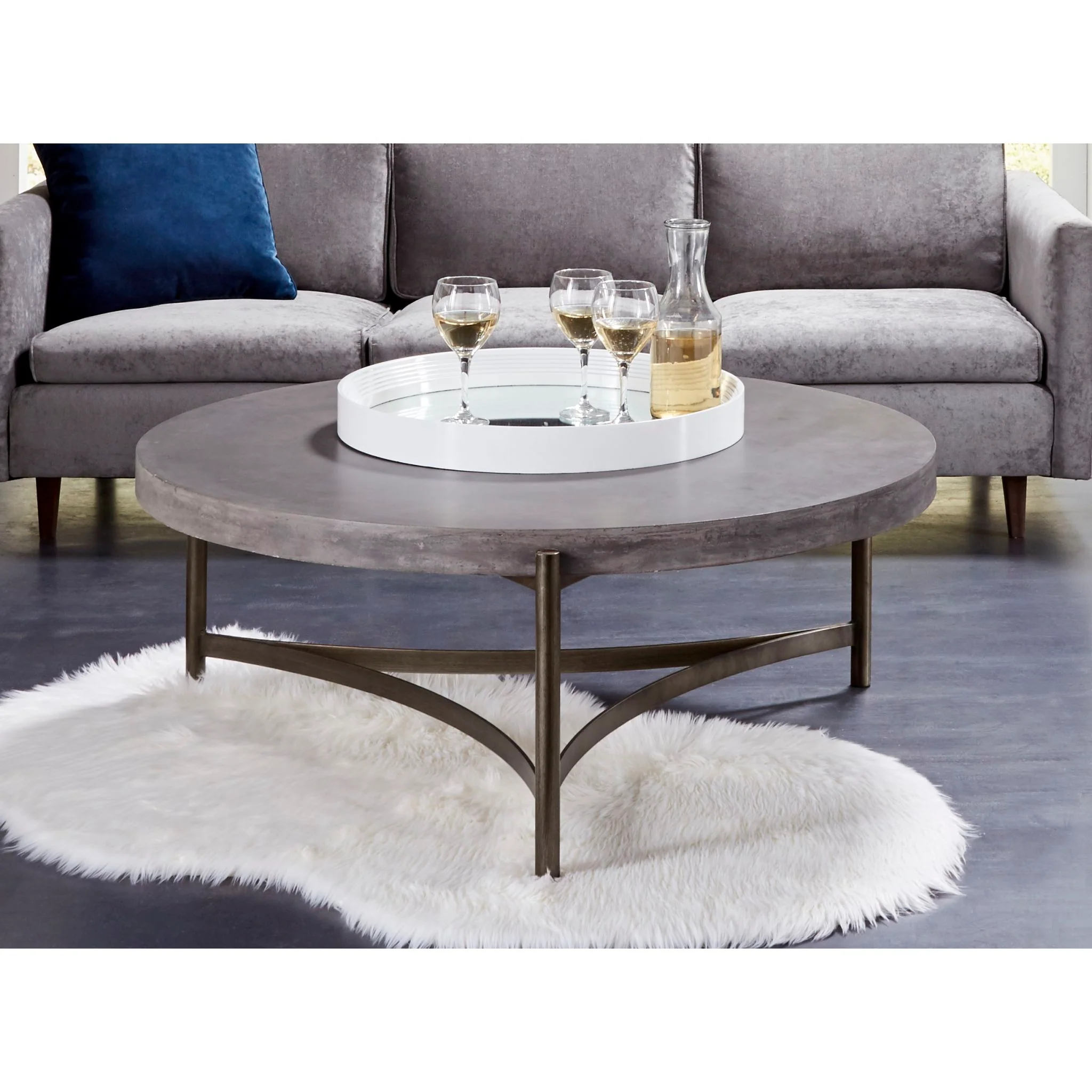 Lyon Coffee Table - Medium Concrete - Image 4