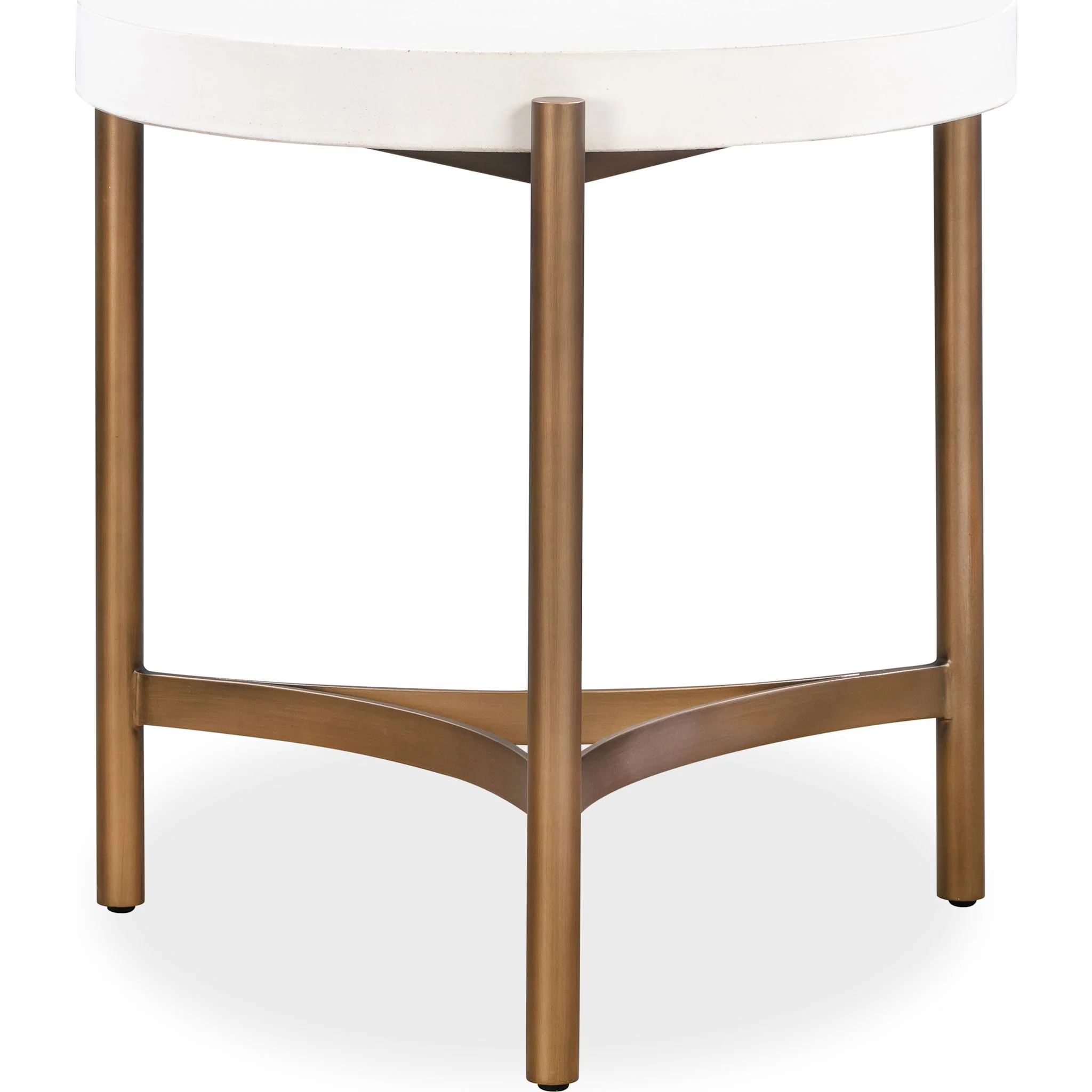 Lyon End Table - Ivory
