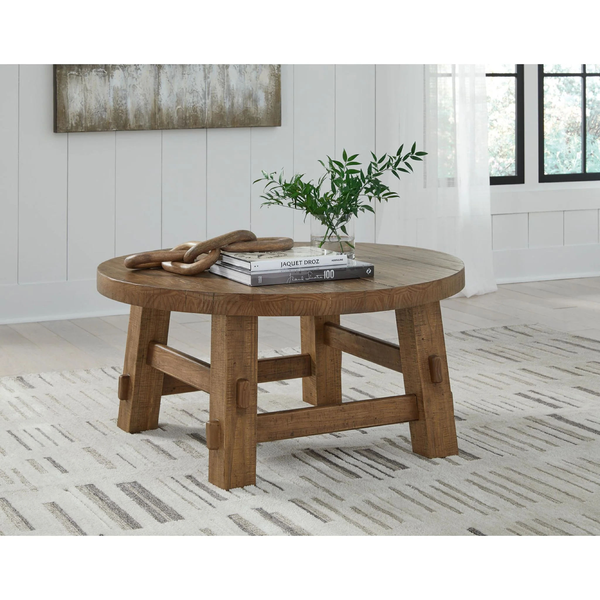 Mackifeld Coffee Table - Warm Brown - Image 3