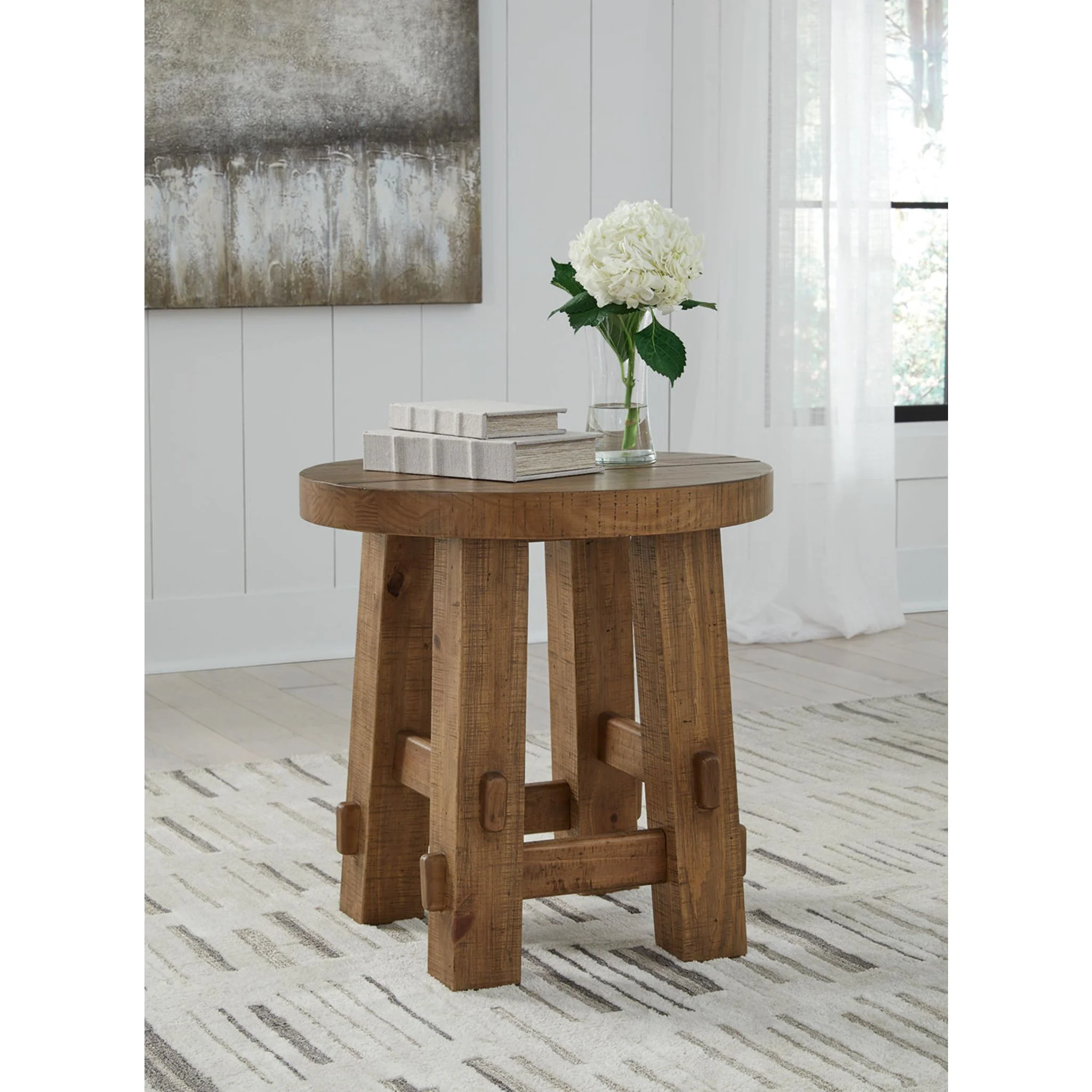 Mackifeld End Table - Warm Brown - Image 5