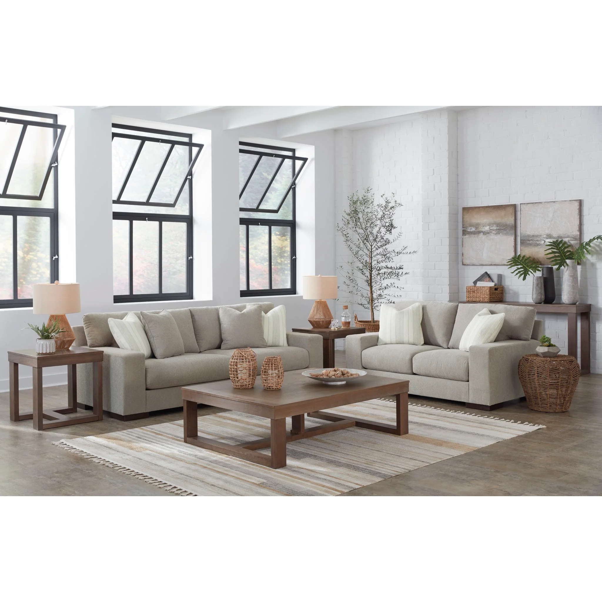 Maggie Loveseat - Flax - Image 8