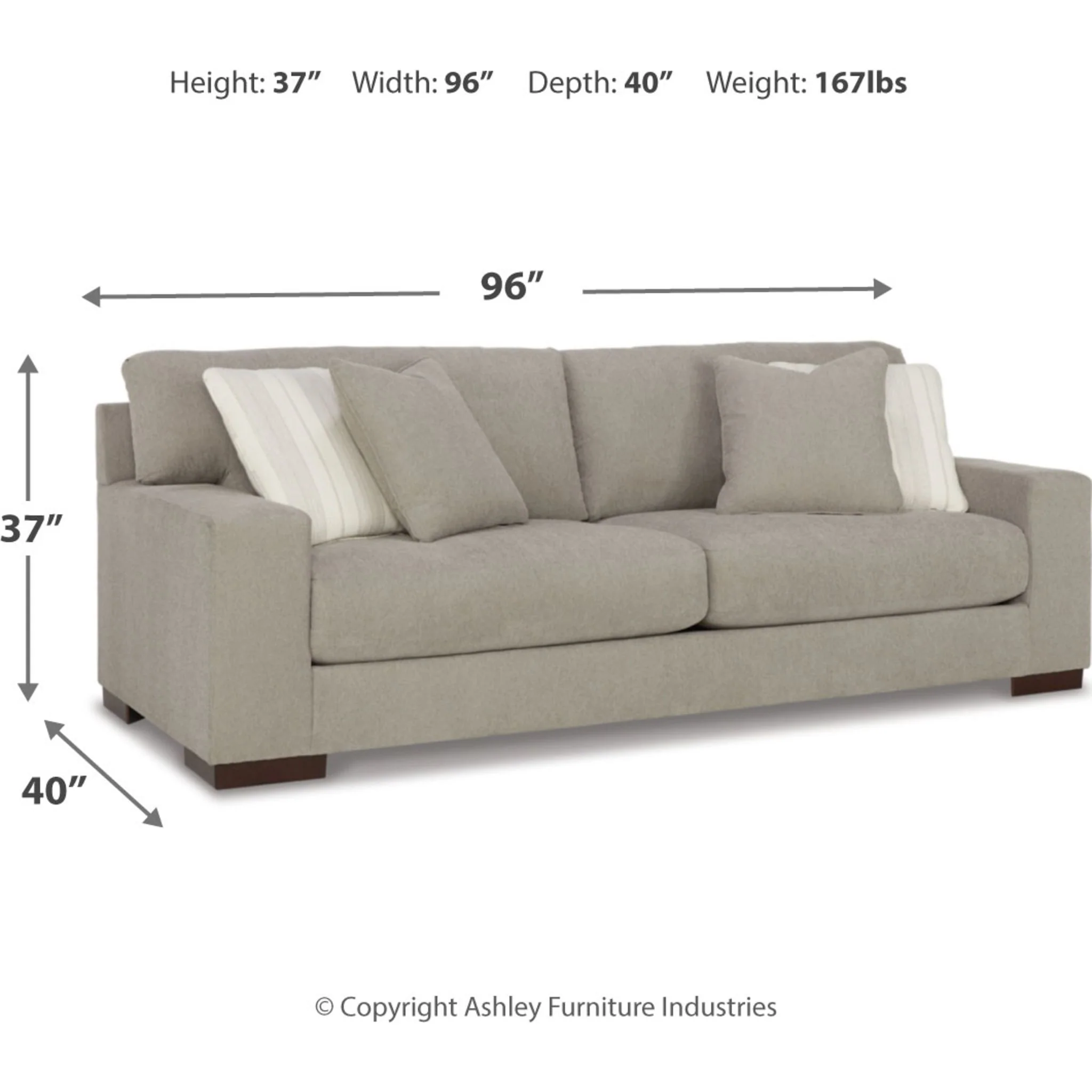 Maggie Sofa - Flax - Image 6