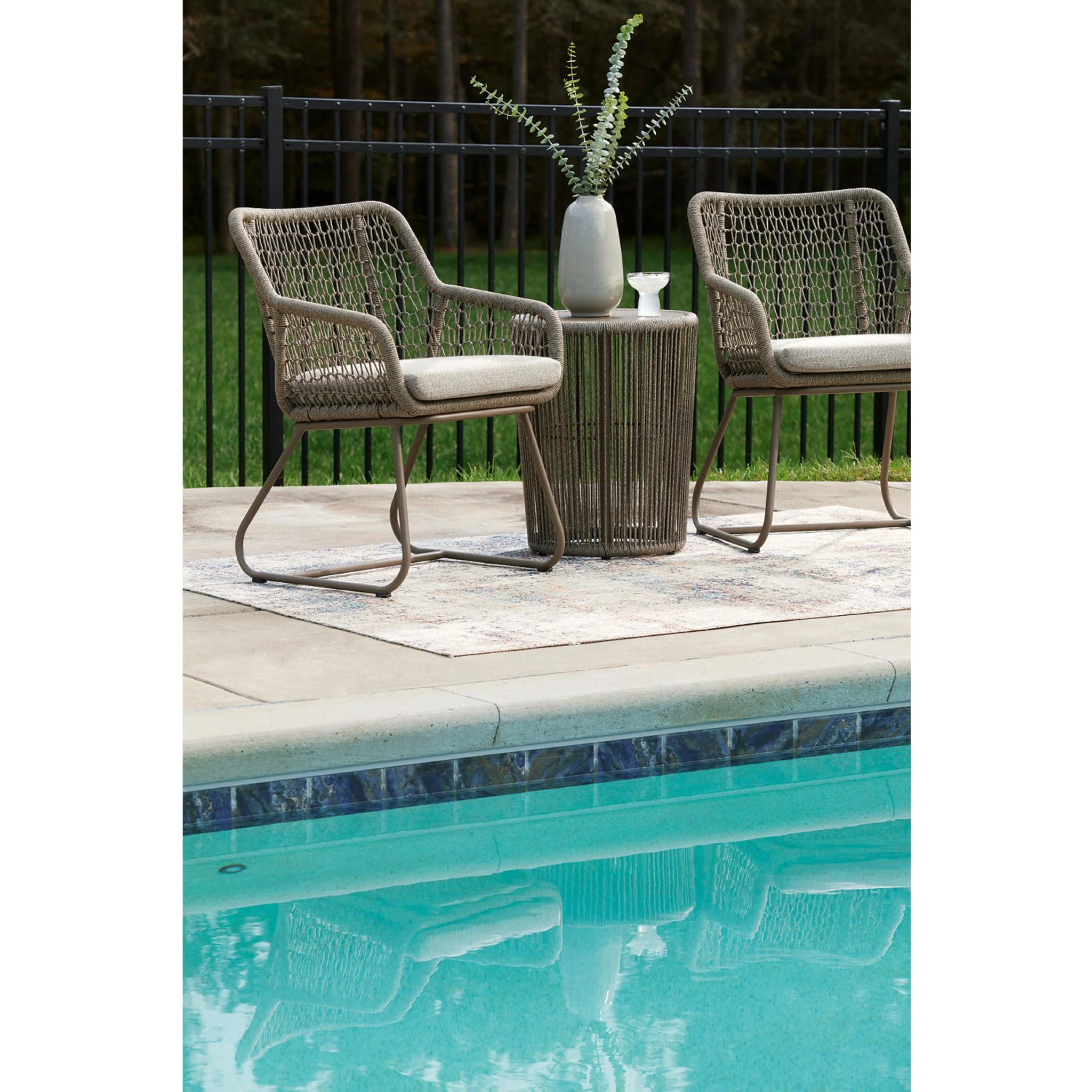 Majors Beach 3 Piece Outdoor Seating - Beige - Image 9