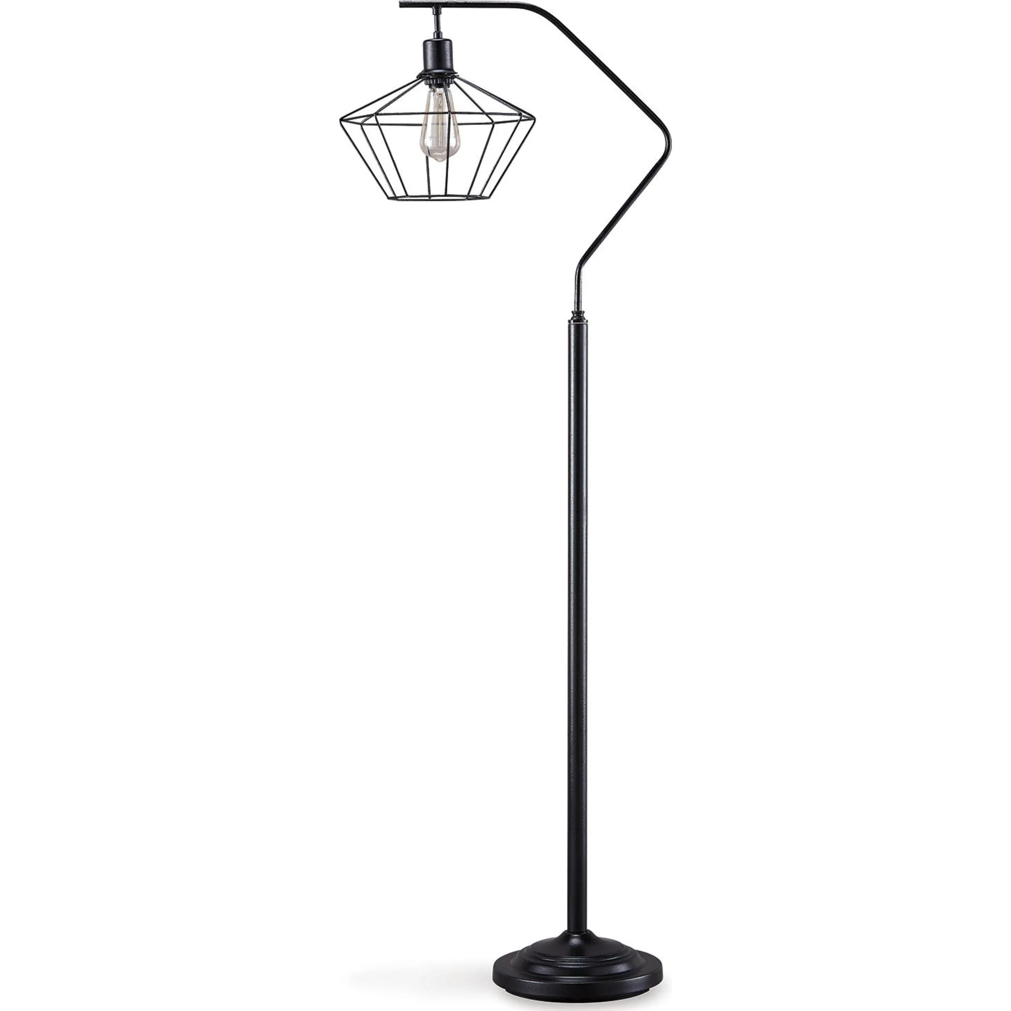 Makeika Floor Lamp - Black 62.00"