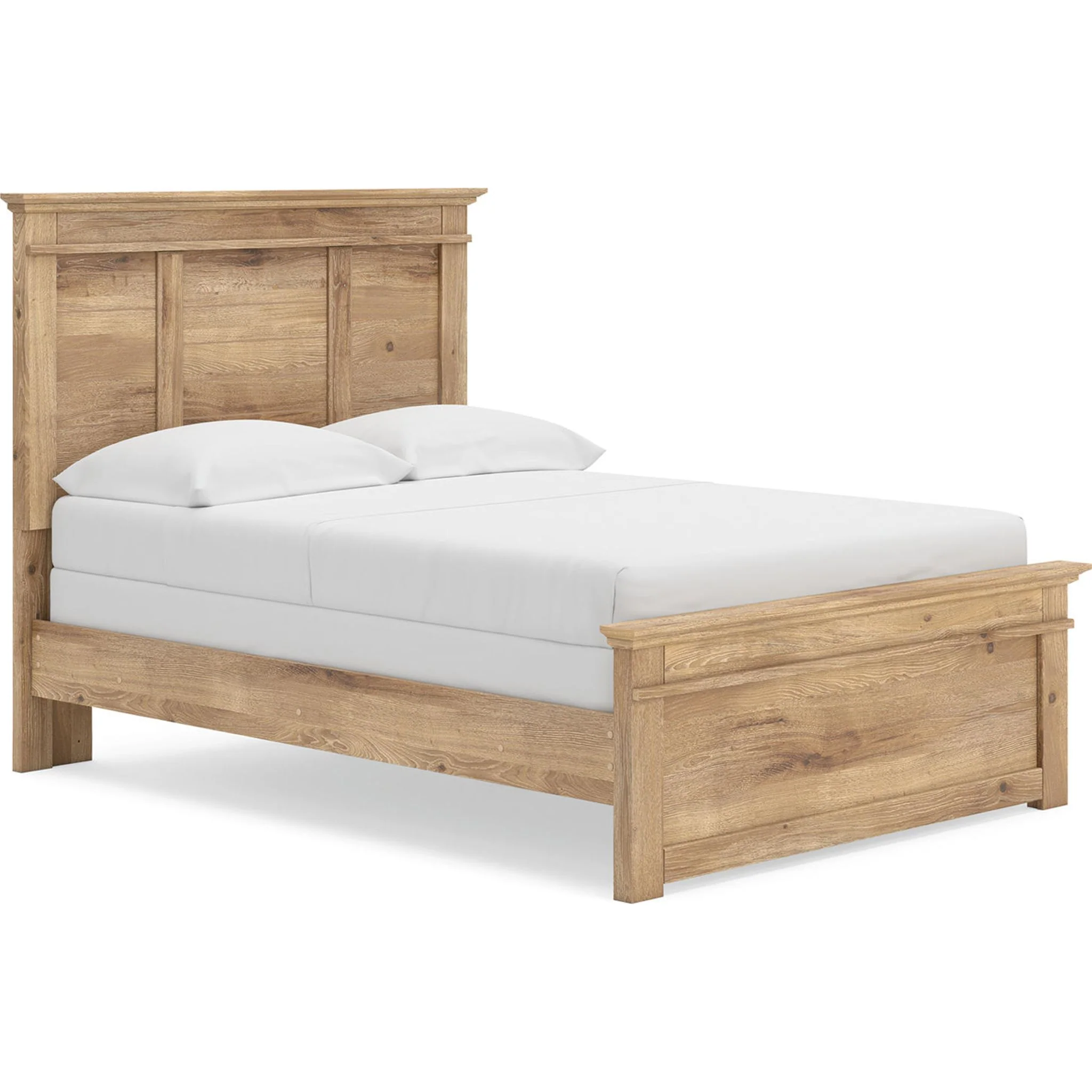 Makidern Full Panel Bed - Tan