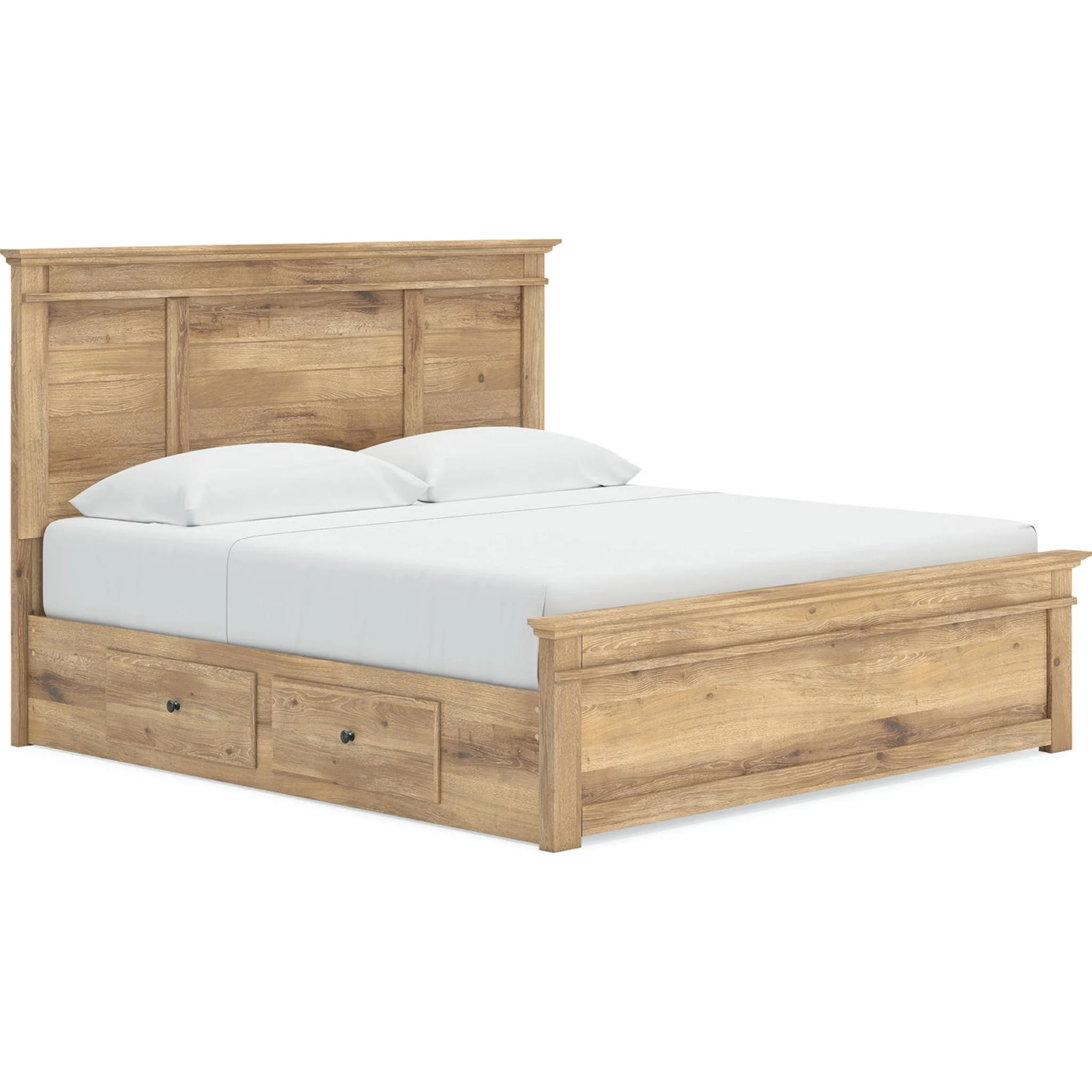 Makidern King Storage Bed - Tan