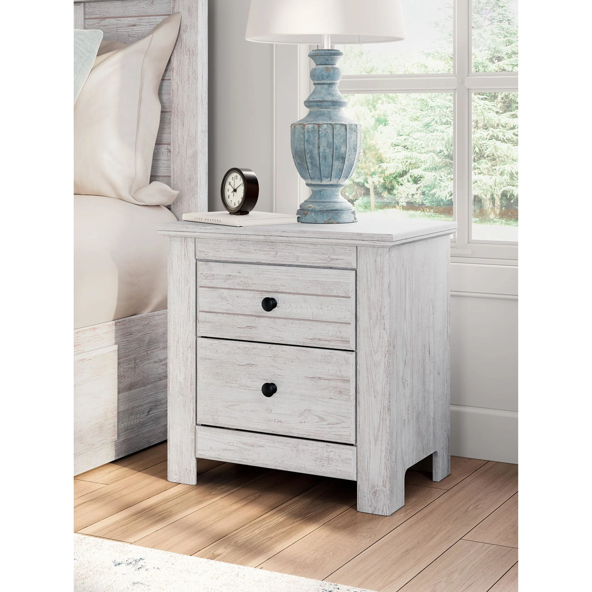 Makidern Nightstand - Whitewash - Image 12