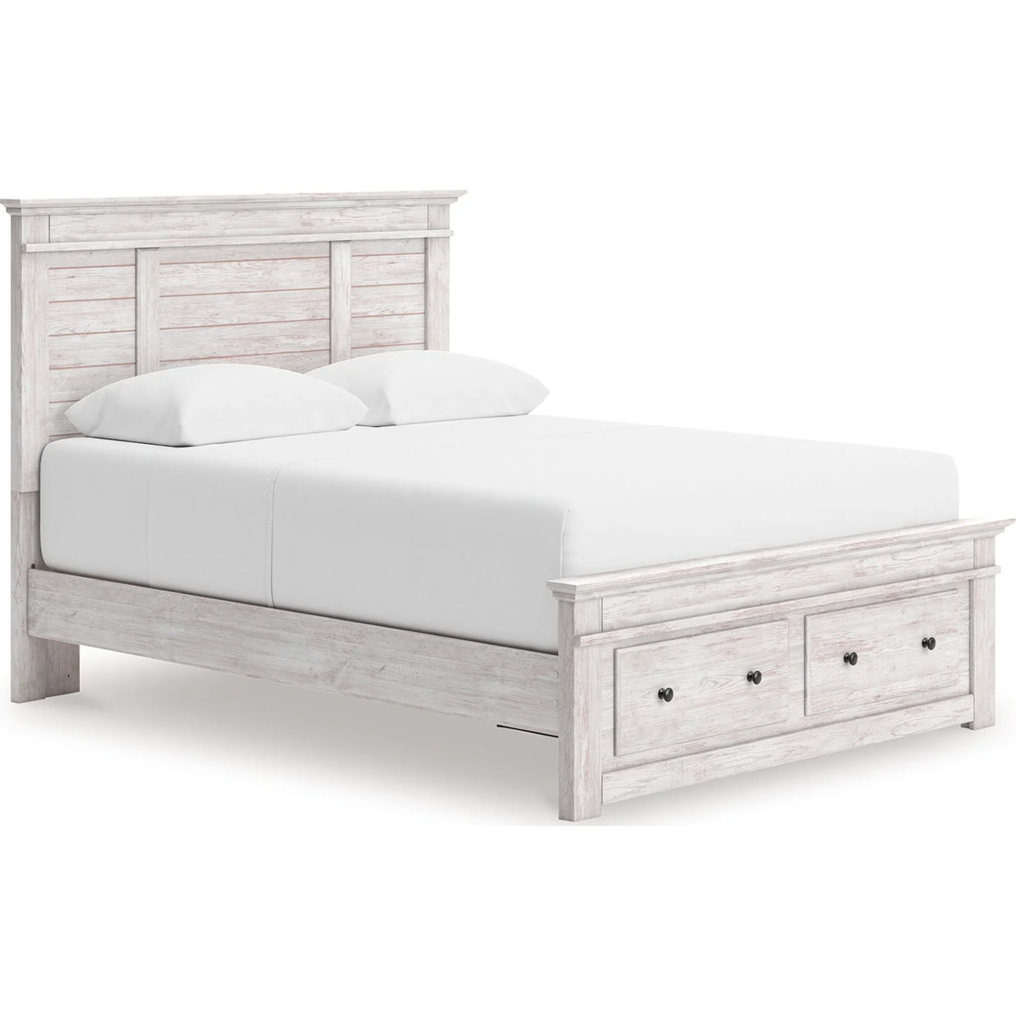 Makidern Queen Storage Bed - Whitewash