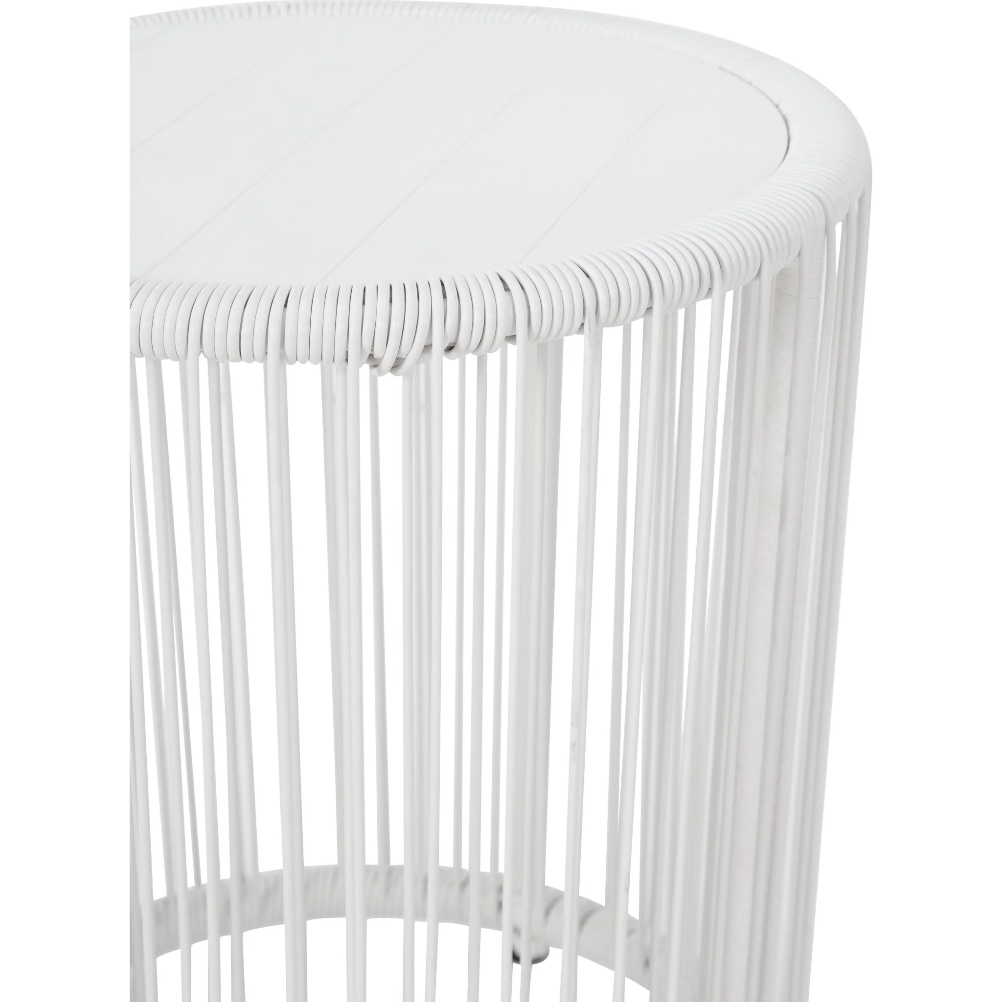 Mandarin Cape 3 Piece Outdoor Chat Set - White - Image 10