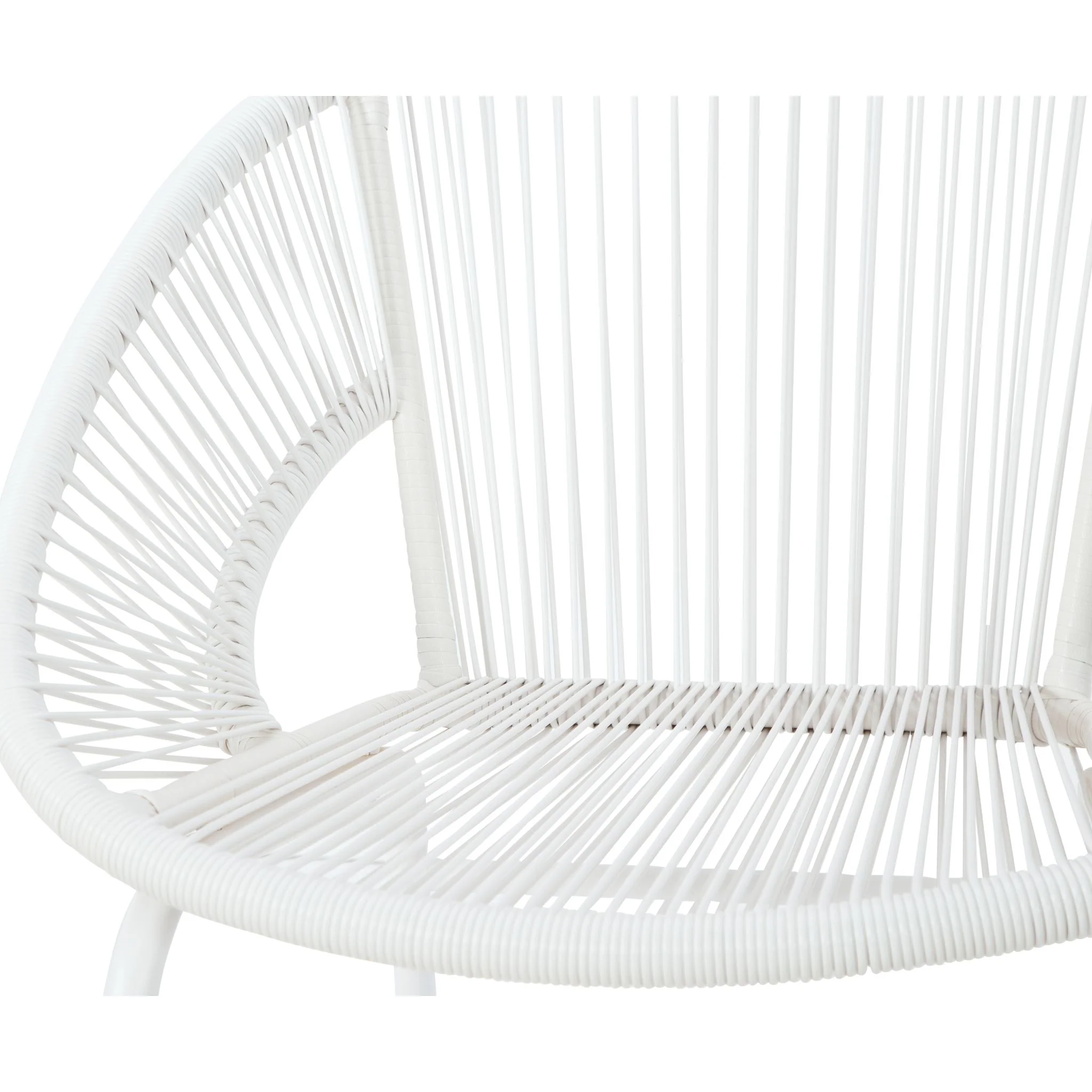 Mandarin Cape 3 Piece Outdoor Chat Set - White - Image 11