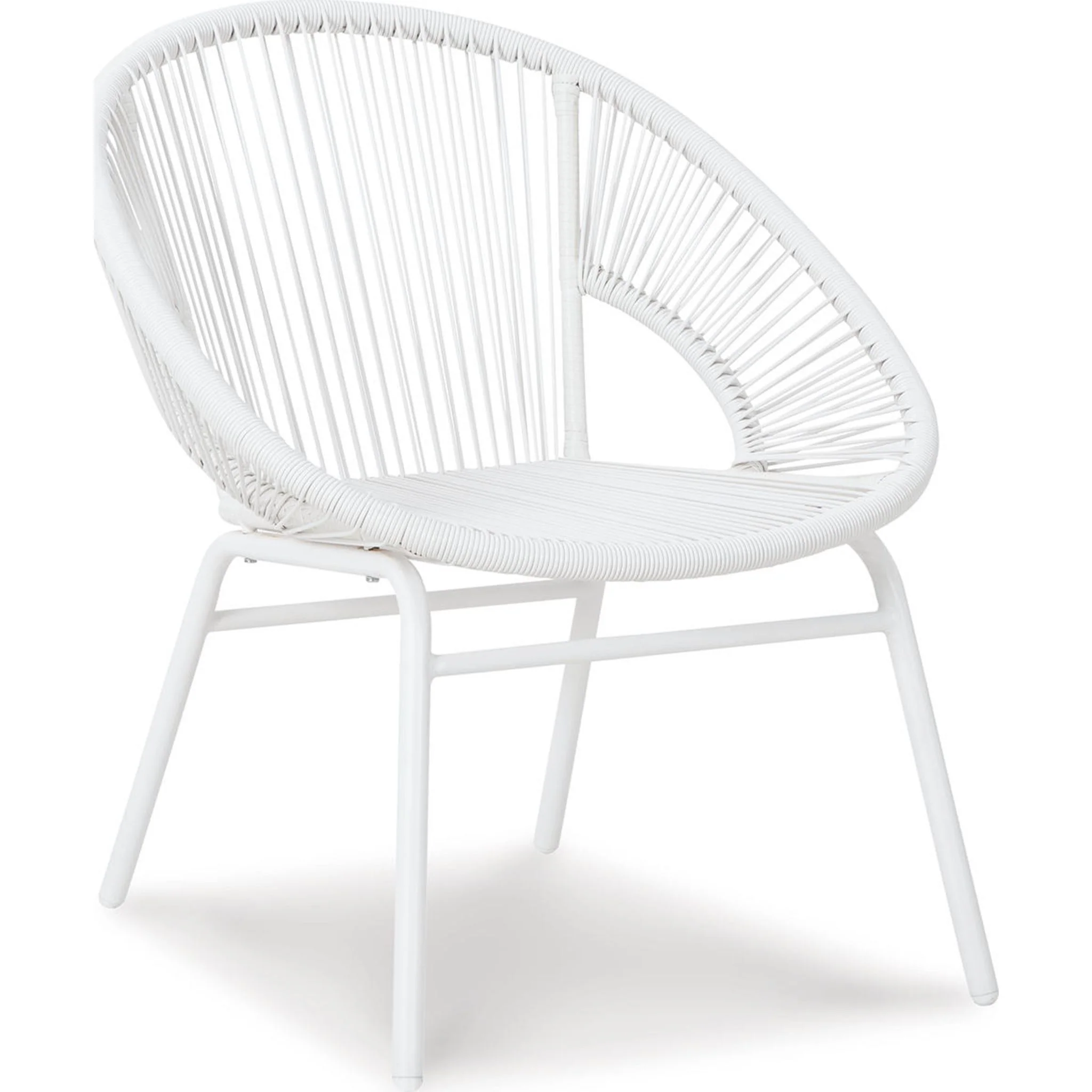 Mandarin Cape 3 Piece Outdoor Chat Set - White - Image 23