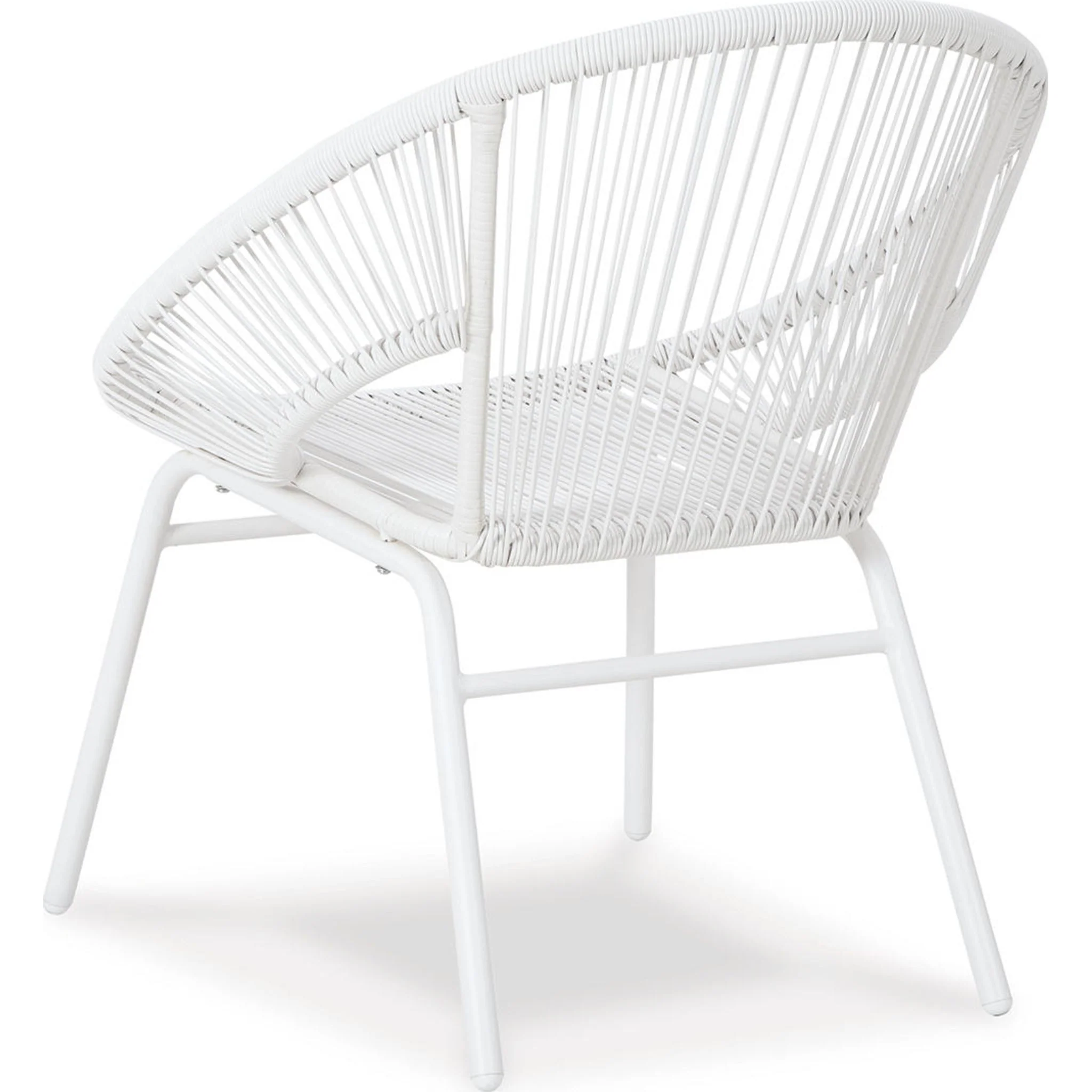 Mandarin Cape 3 Piece Outdoor Chat Set - White - Image 24