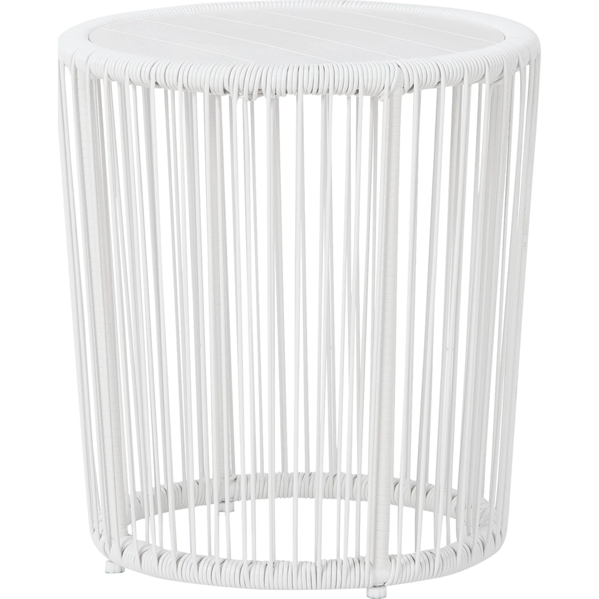 Mandarin Cape 3 Piece Outdoor Chat Set - White - Image 4