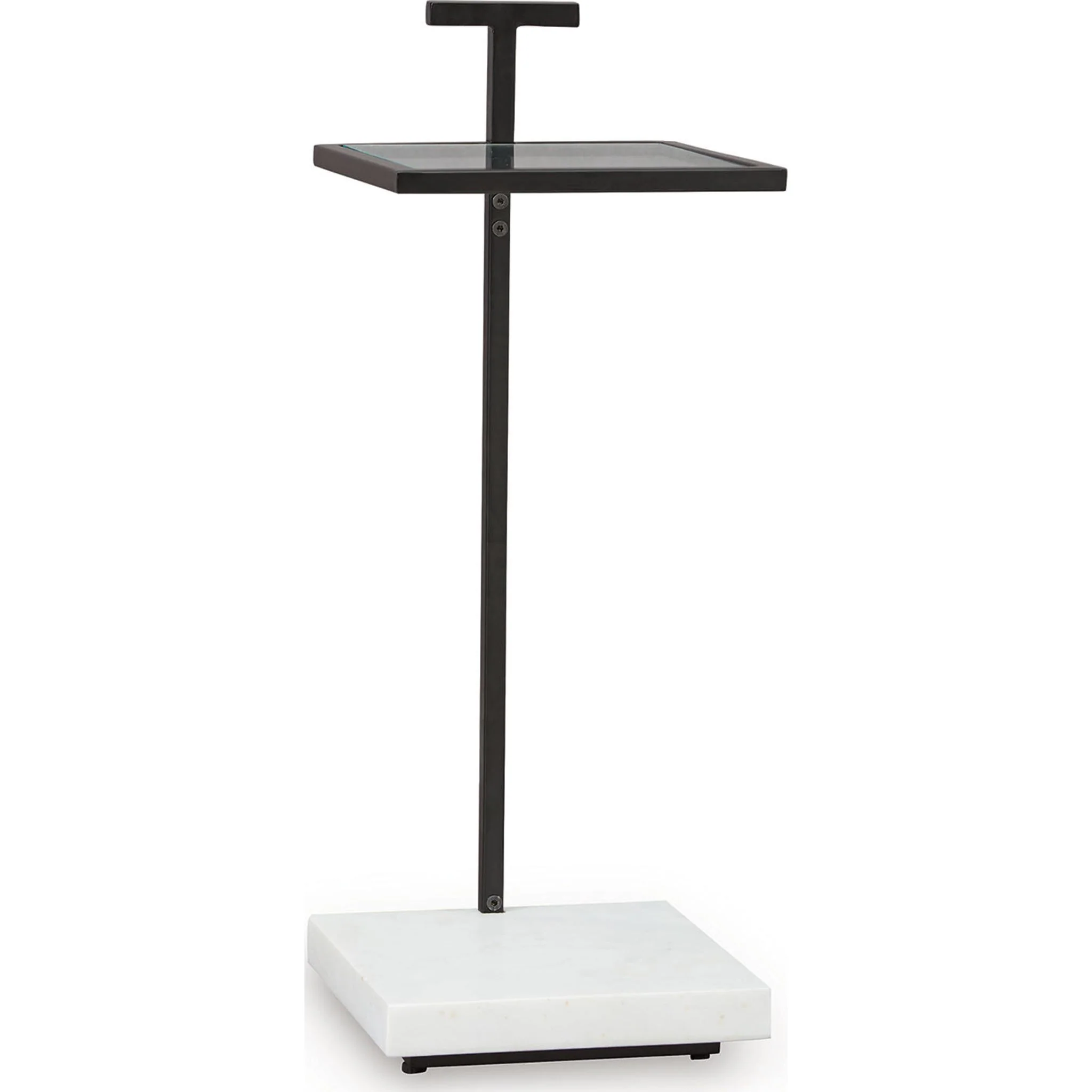 Mannill Accent Table - Black/White