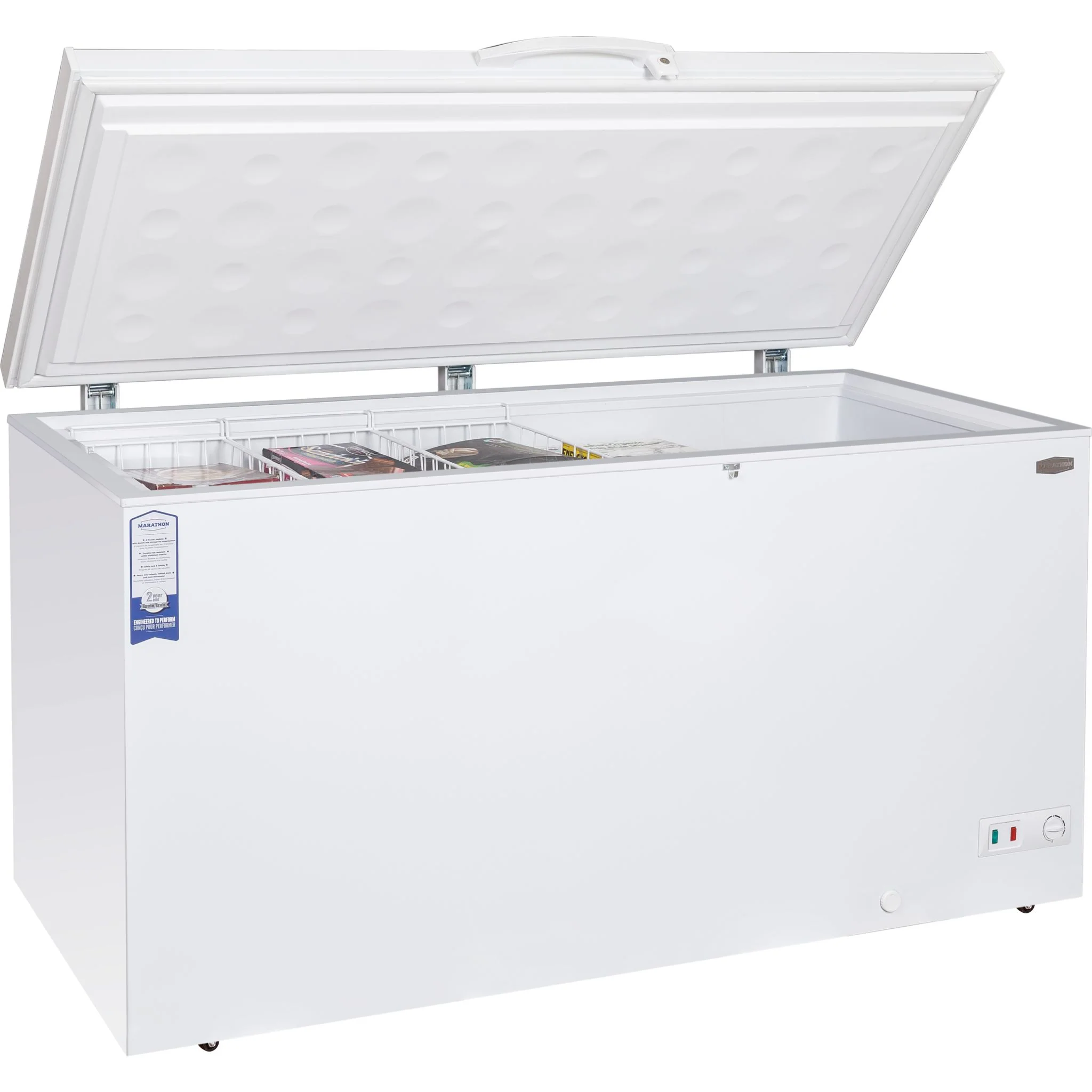 Marathon Chest Freezer (MCF200W) - White - Image 3