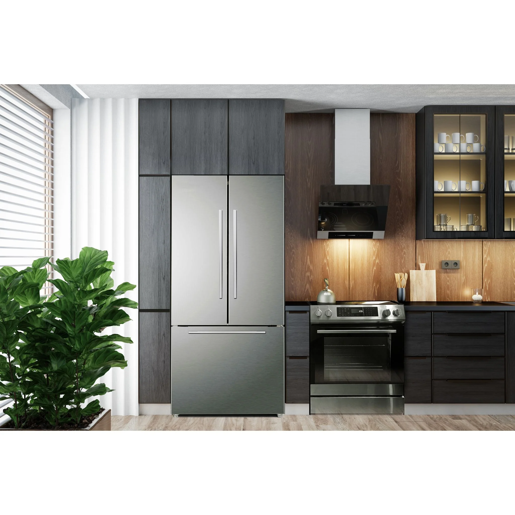 Marathon French Door Fridge (MFF208SSFD) - Stainless Steel - Image 3