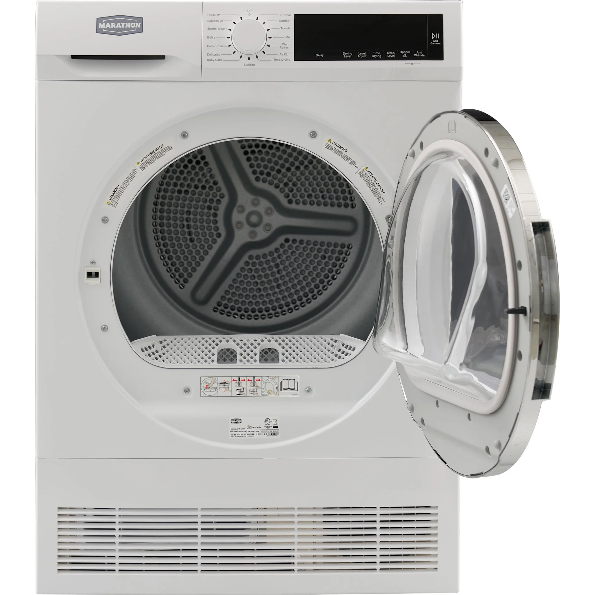 Marathon Front Load Dryer (MVD420W) - White - Image 2