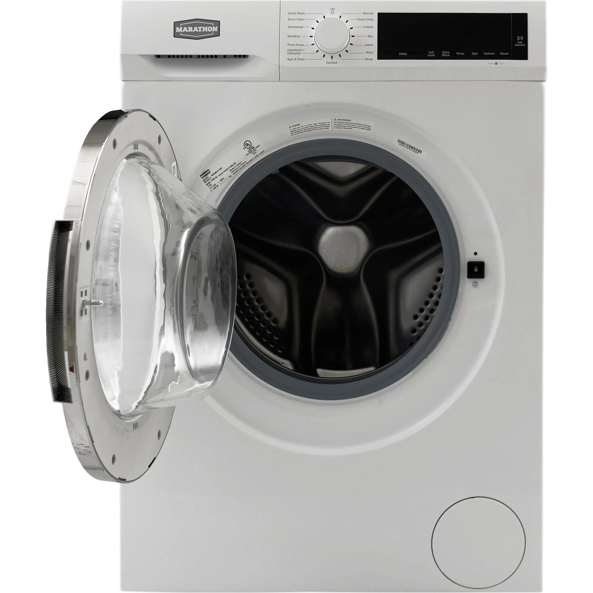 Marathon Front Load Washer (MWM2214W) - White - Image 2