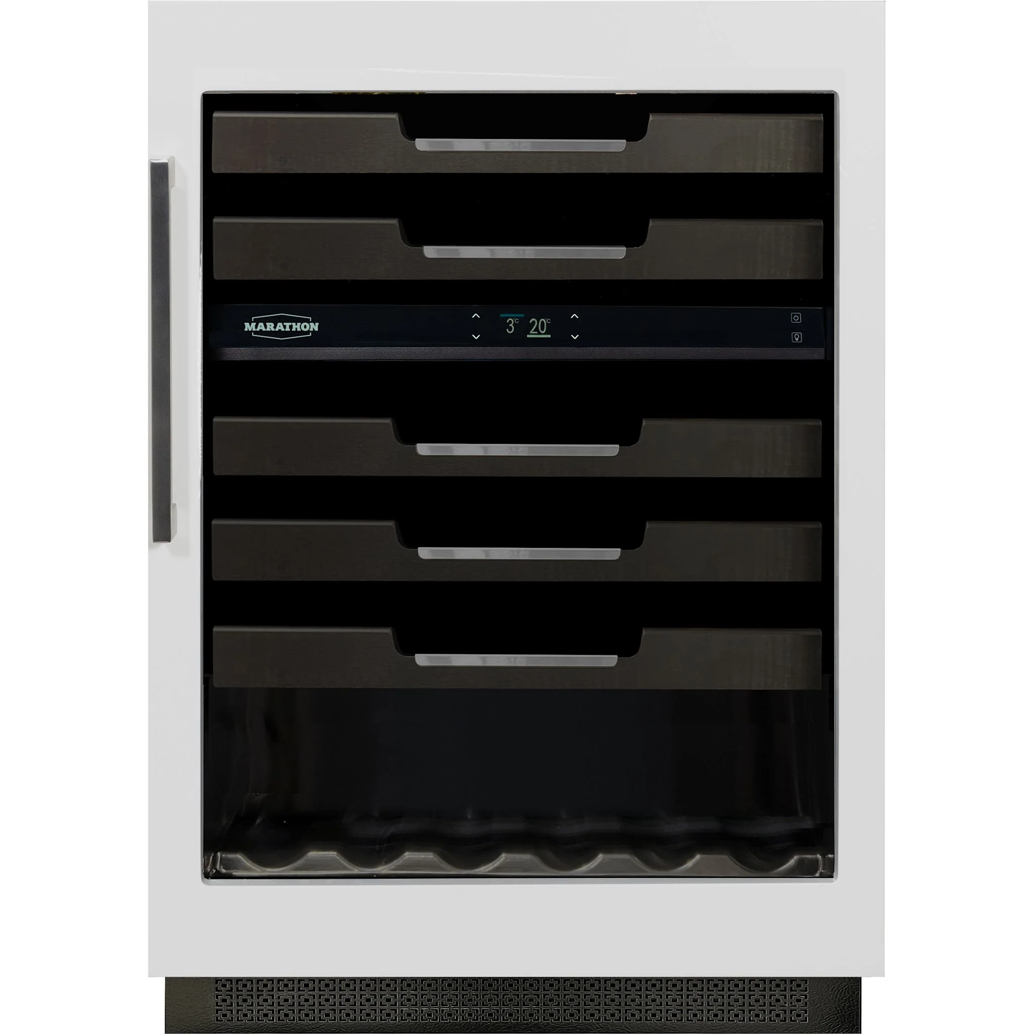 Marathon 24" Dual Zone Panel Ready Wine Cooler - Panel Ready (M4-D200PANR)