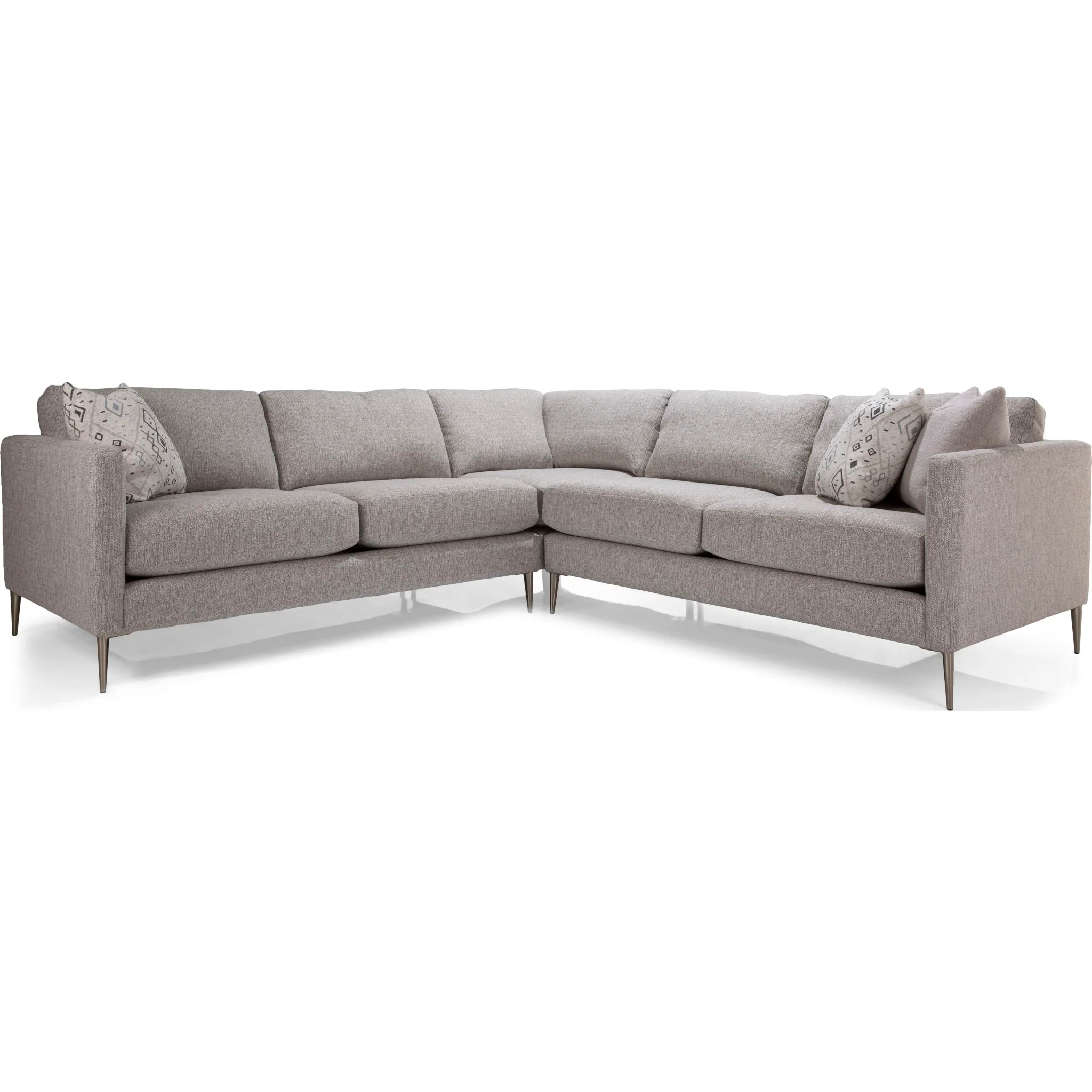 Marco 3 Piece Sectional - Satisfaction Pewter