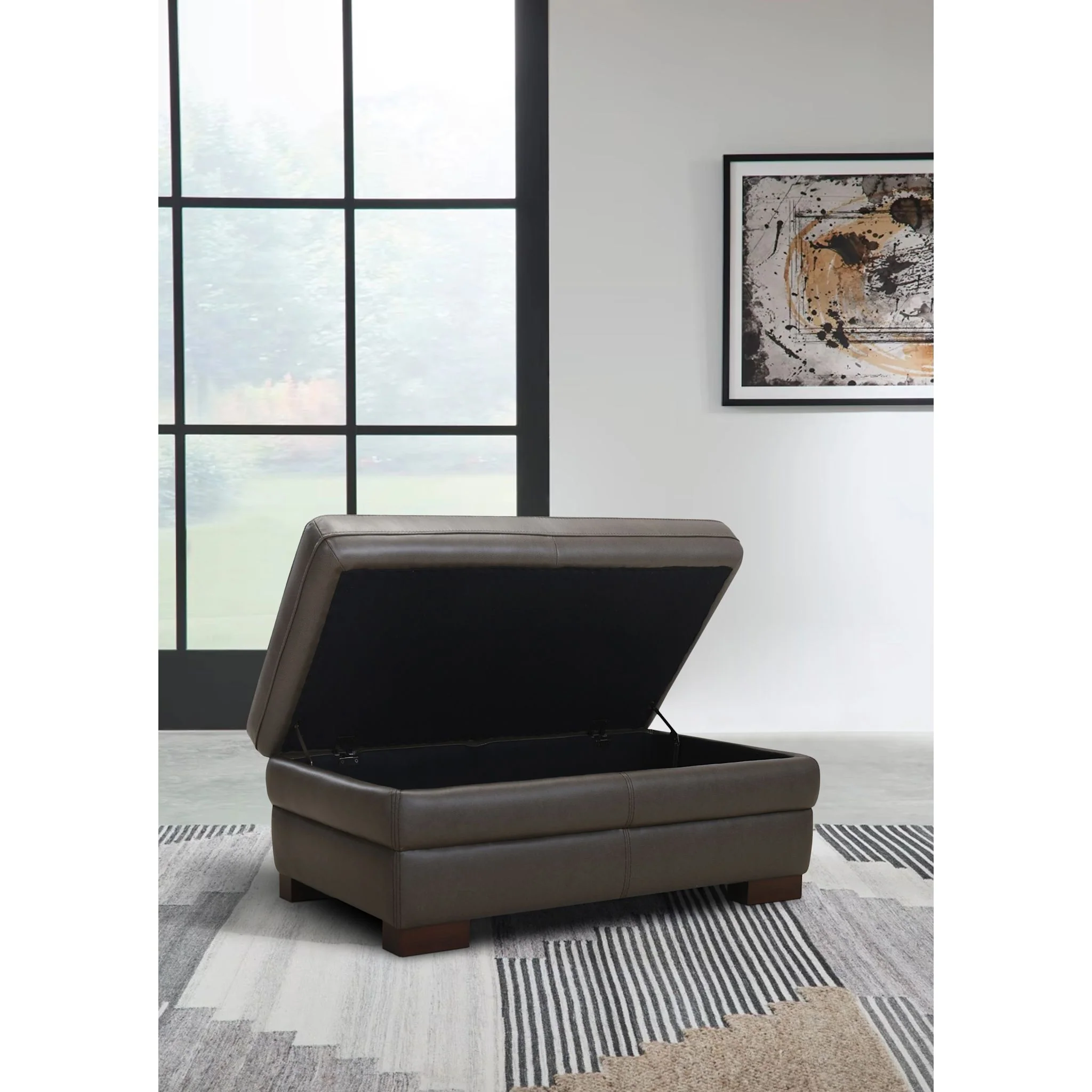Mari Storage Ottoman - Ranger Stout - Image 2