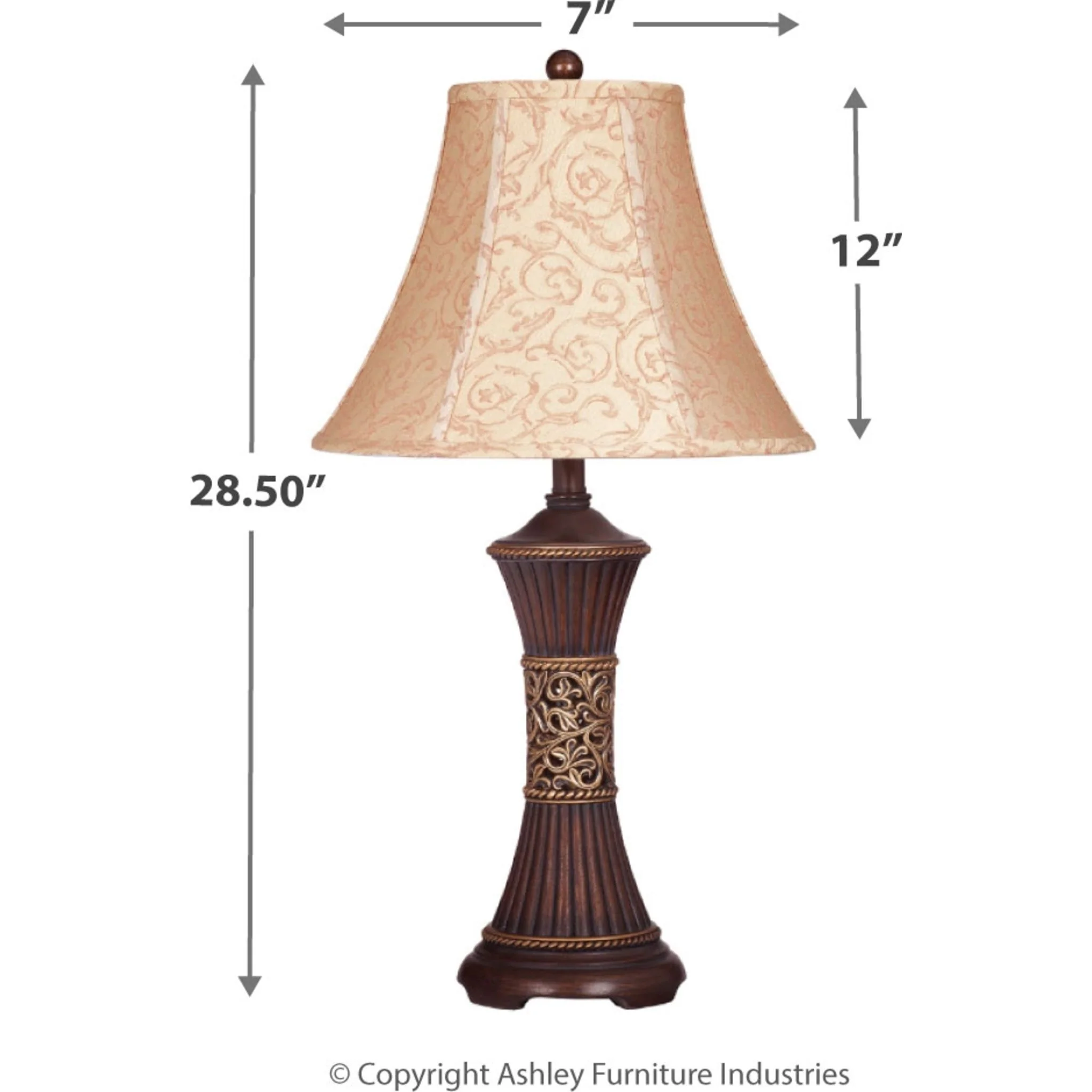 Mariana Table Lamp Pair 28.50" - Image 4