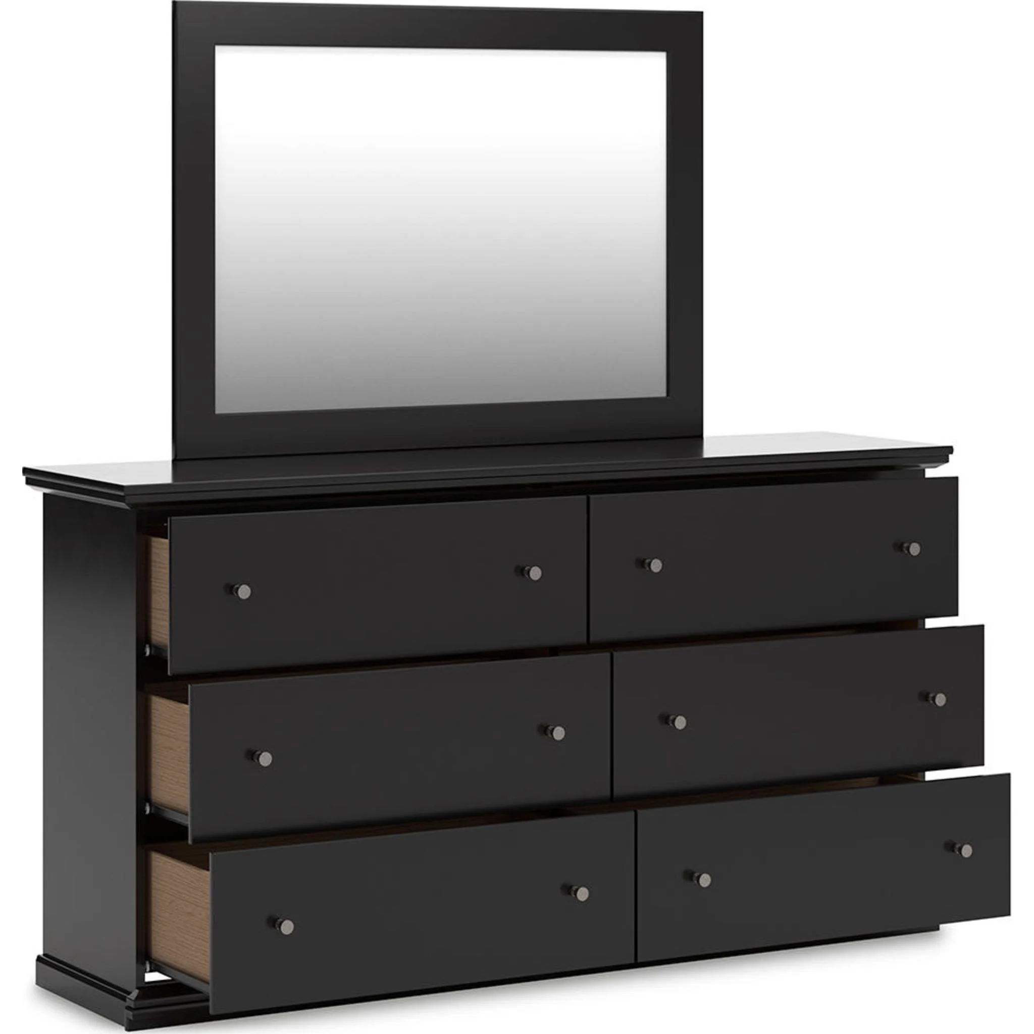 Maribel 6 Piece Panel Bedroom - Black - Image 29