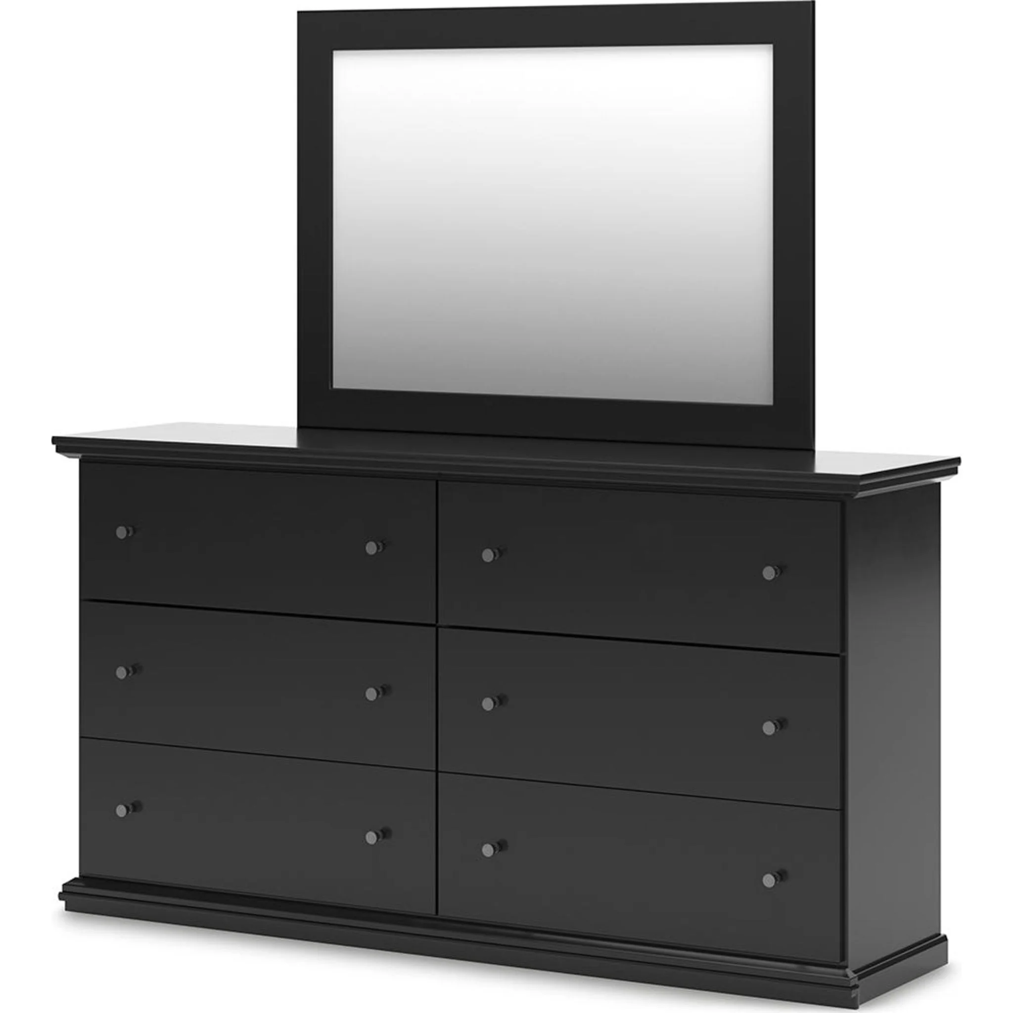 Maribel 6 Piece Panel Bedroom - Black - Image 3