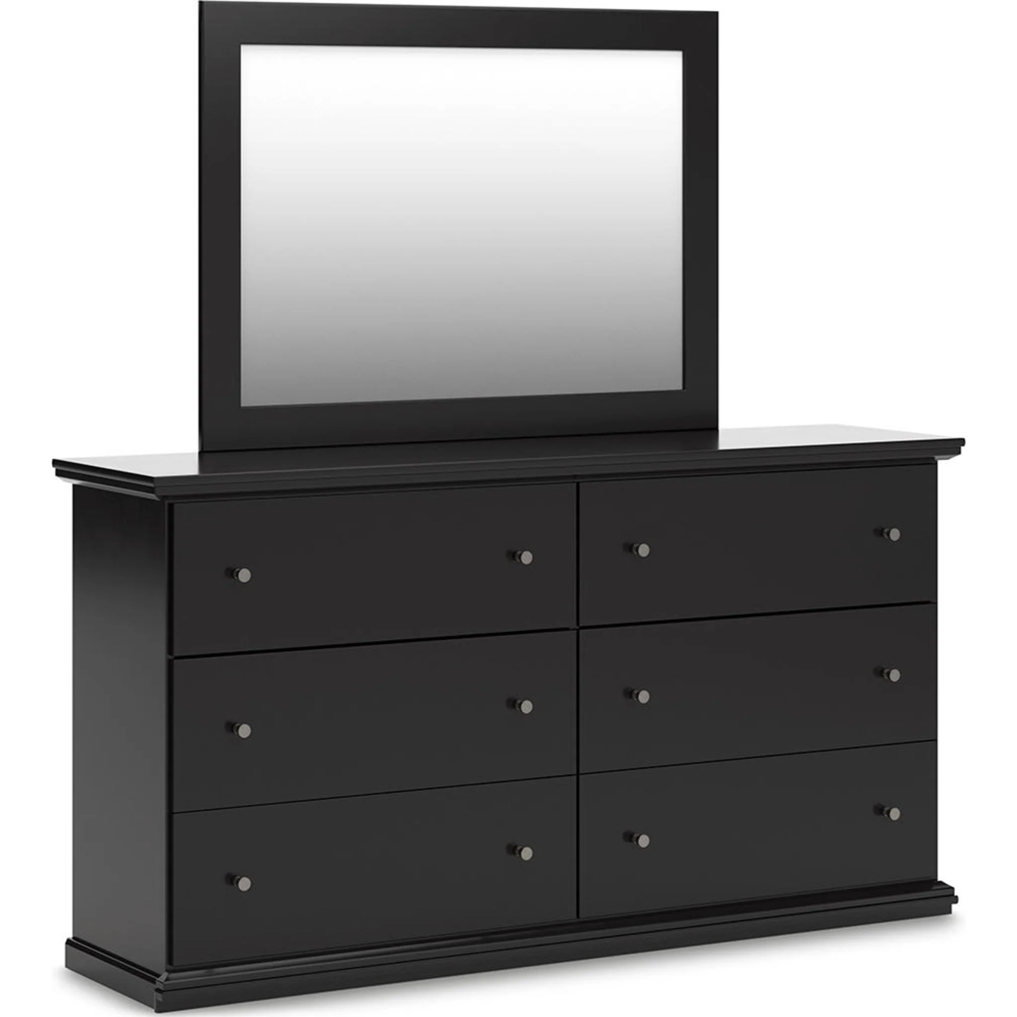 Maribel 6 Piece Panel Bedroom - Black - Image 5