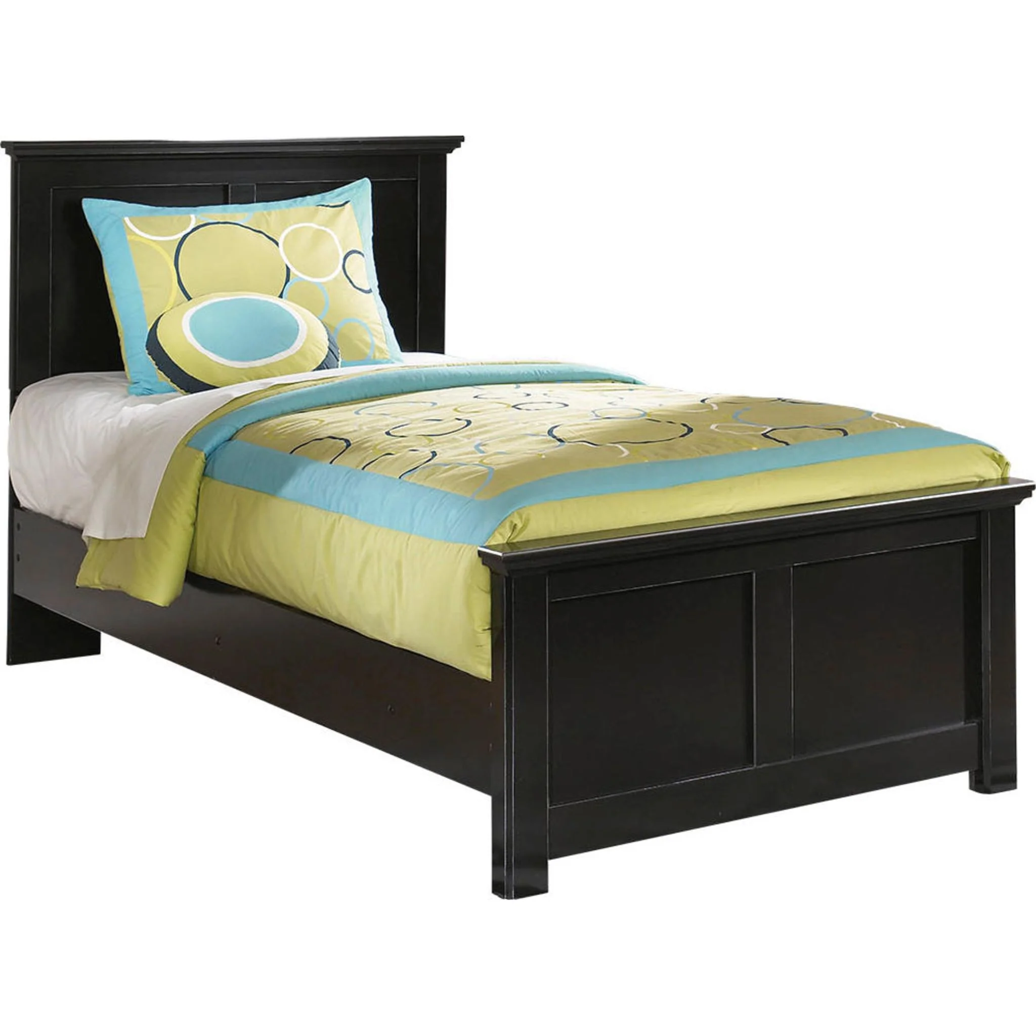 Maribel 6 Piece Twin Panel Bedroom - Black - Image 5
