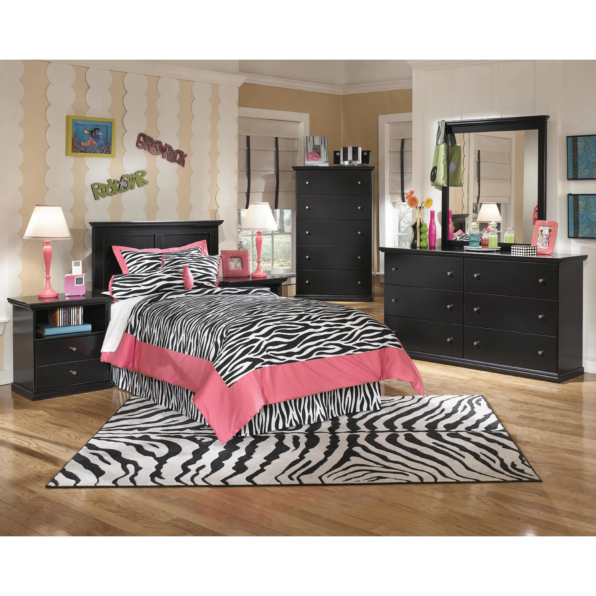 Maribel Dresser - Black - Image 14