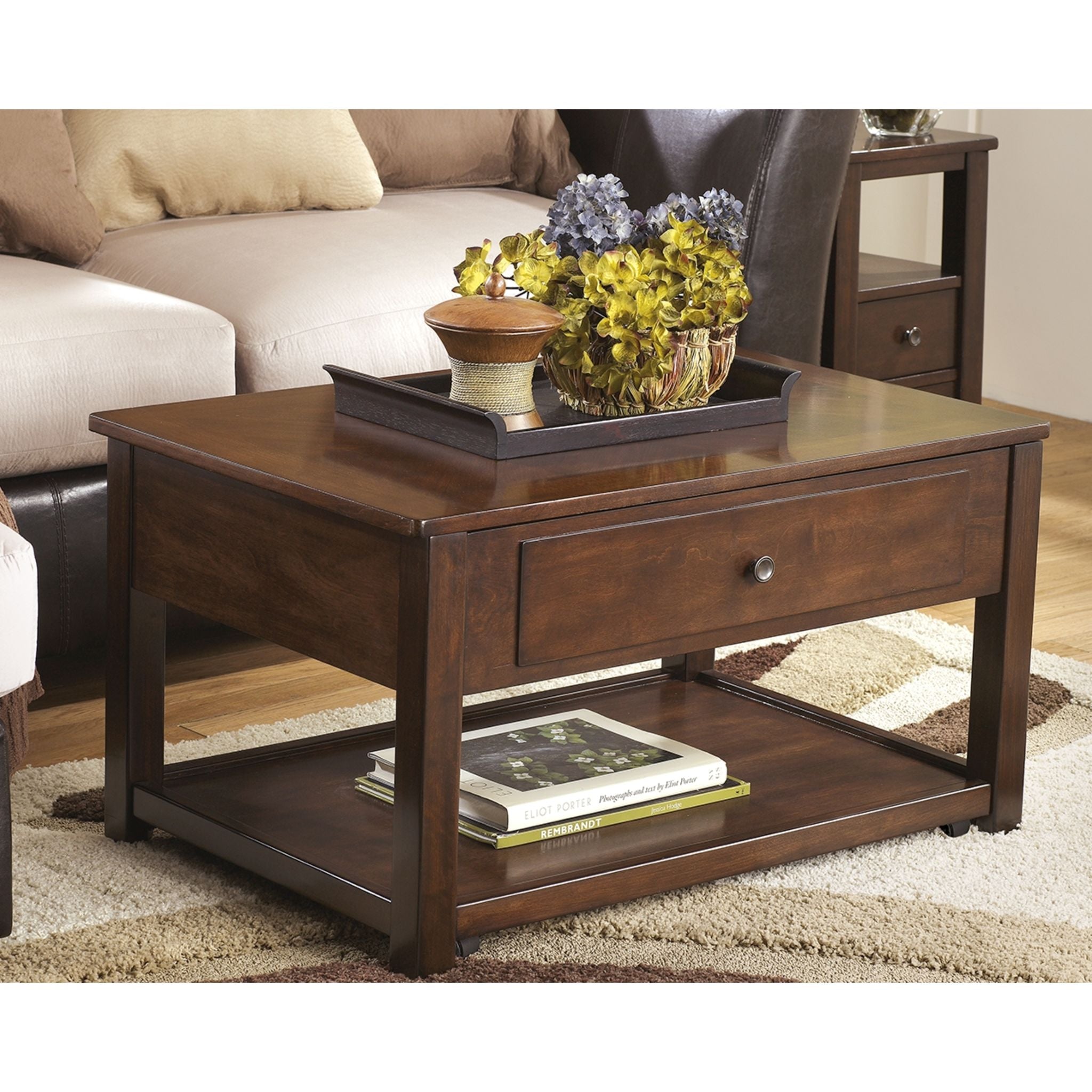 Marion Coffee Table - Dark Brown - Image 2