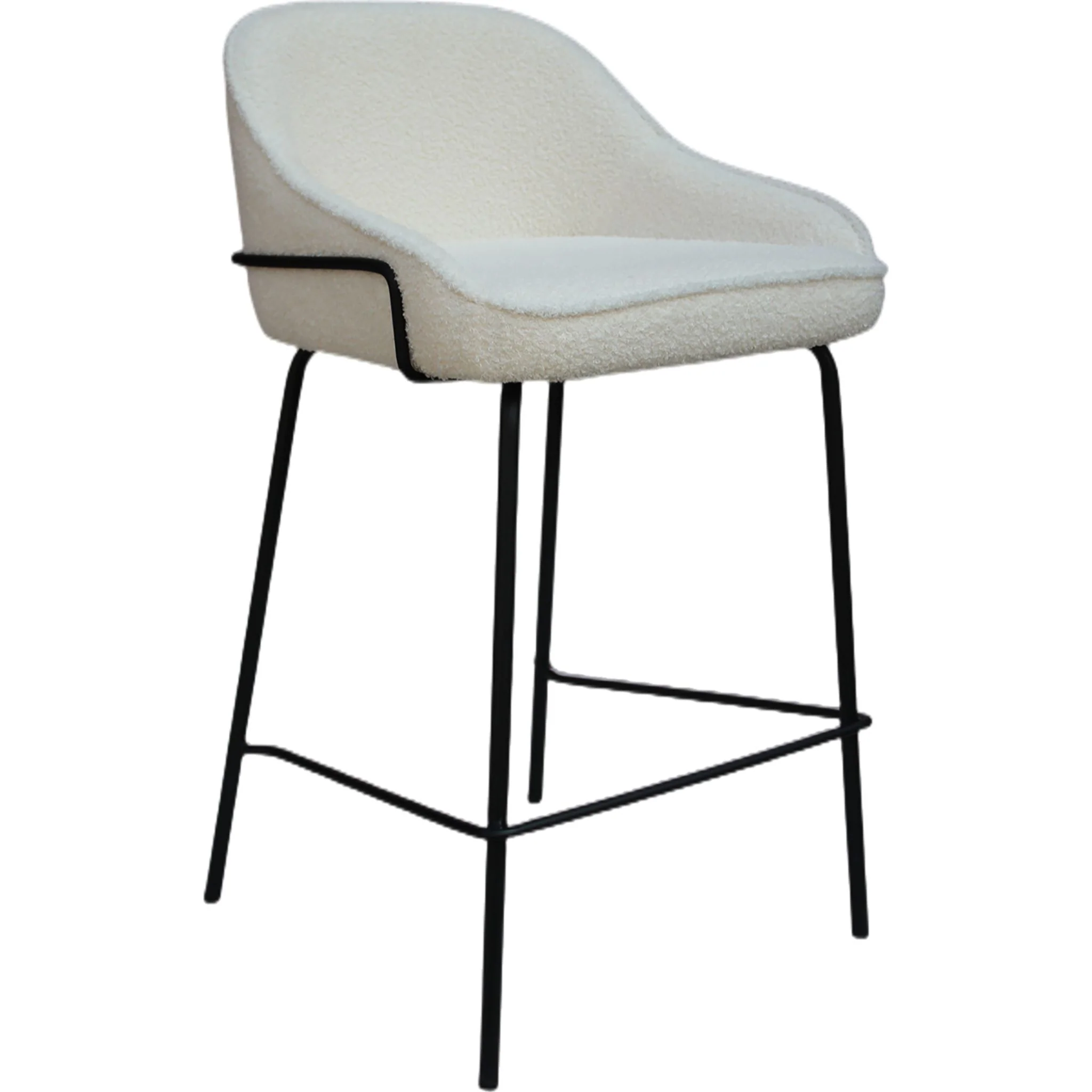 Marise Counter Height Stool - Teddy White - (D746125473PHCL)