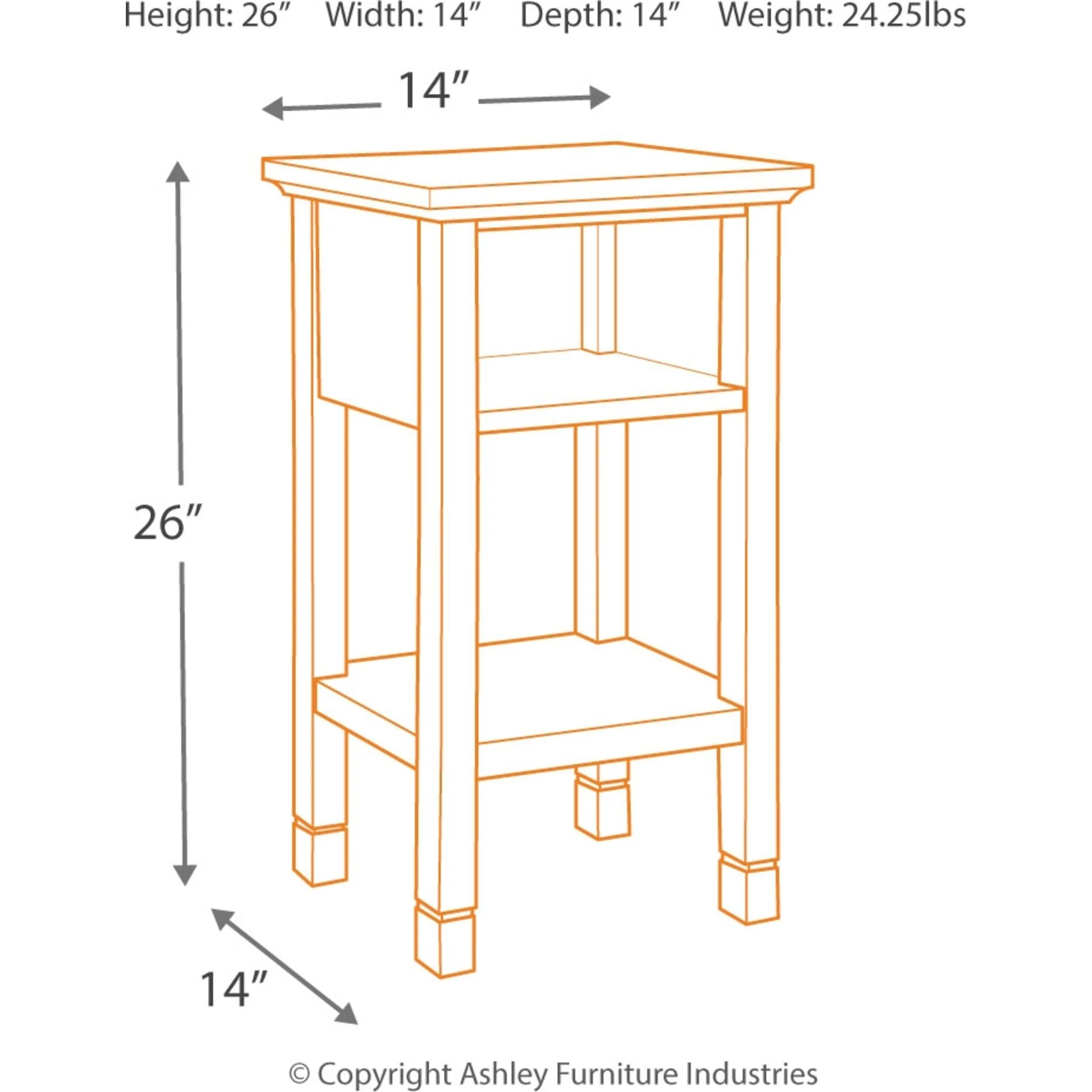 Marnville Accent Table - Dark Brown - Image 4