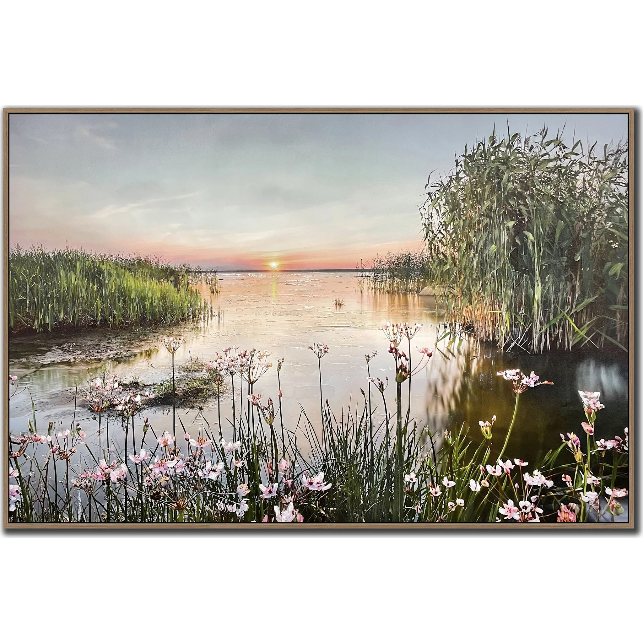 Marshlands Sunset Wall Art 46.00" x 31.00"