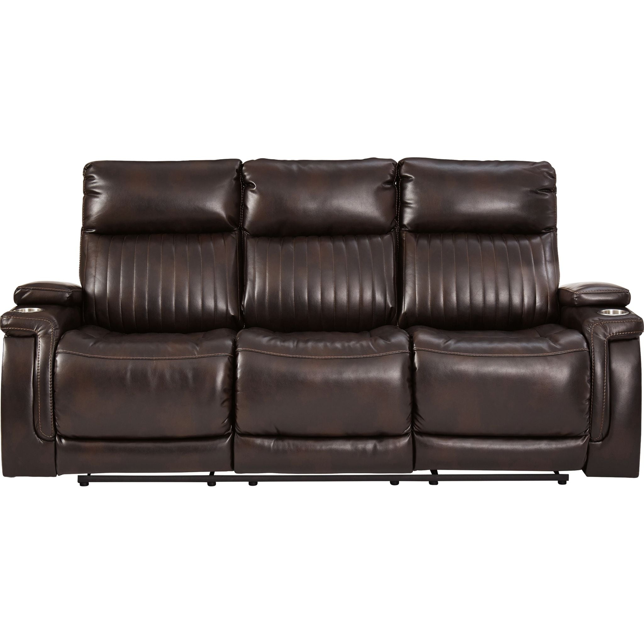 Martin Court Power Reclining Sofa - Chocolate